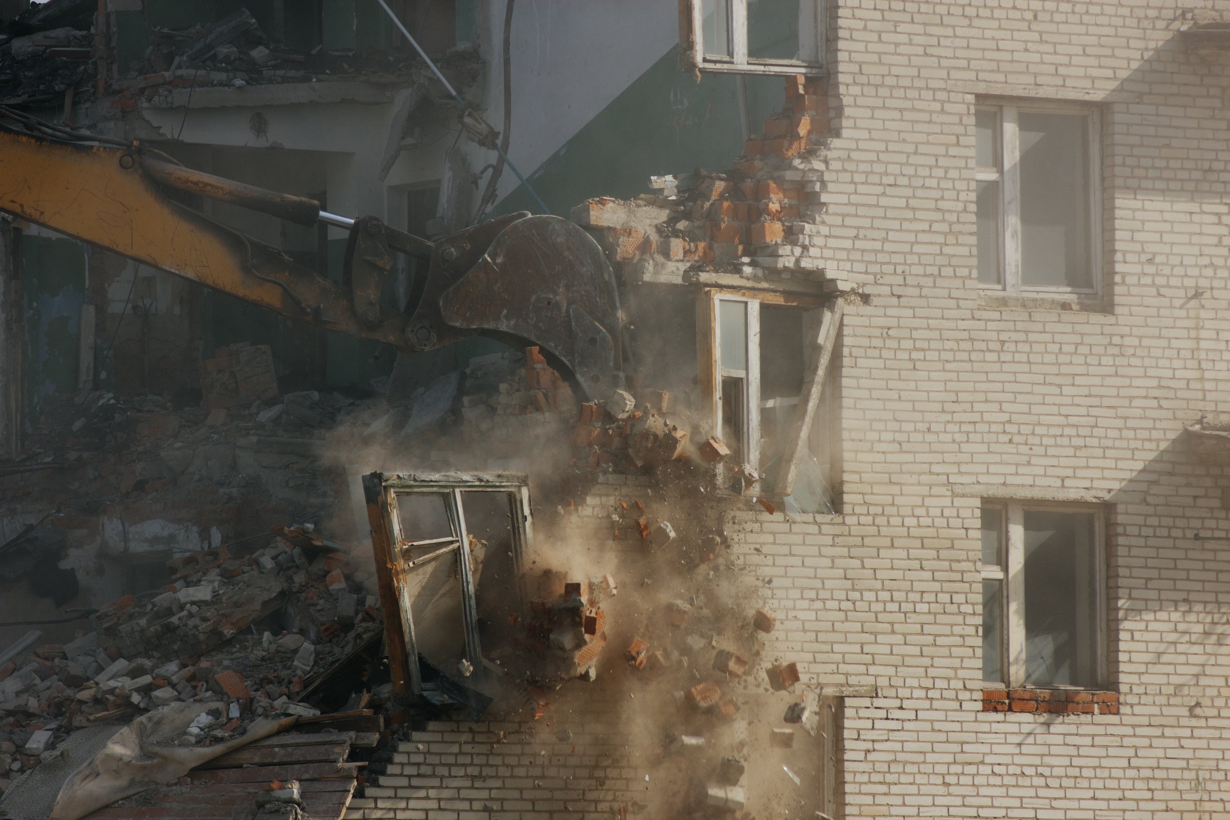 Picture of demolition.