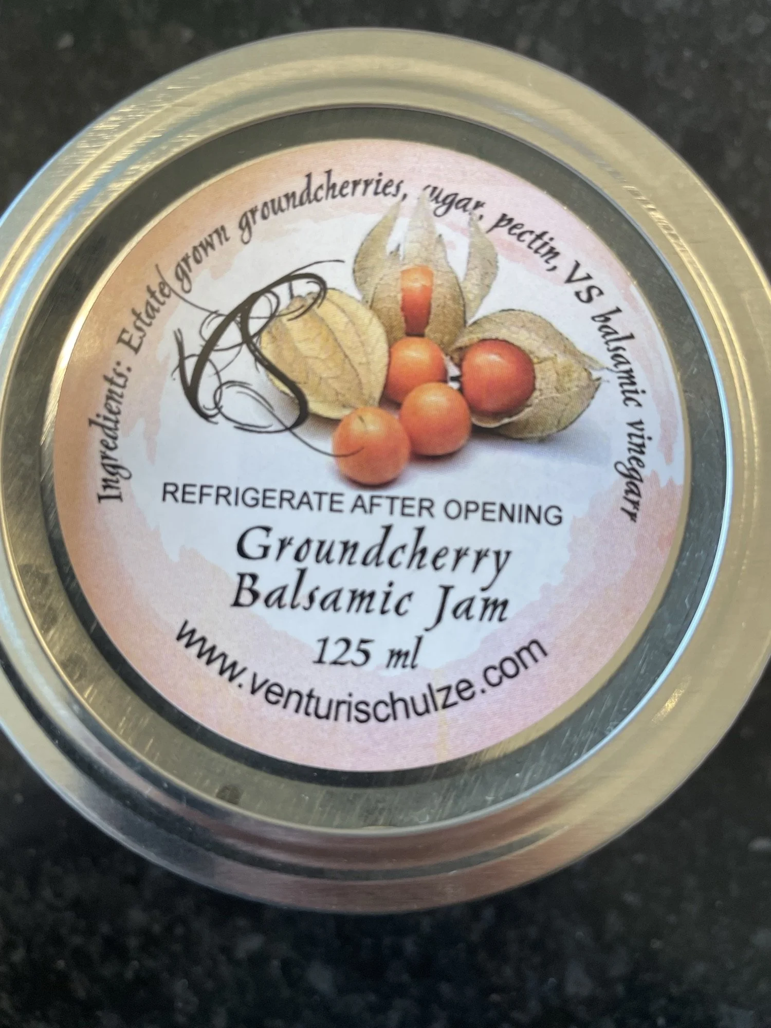 Groundcherry Balsamic Jam