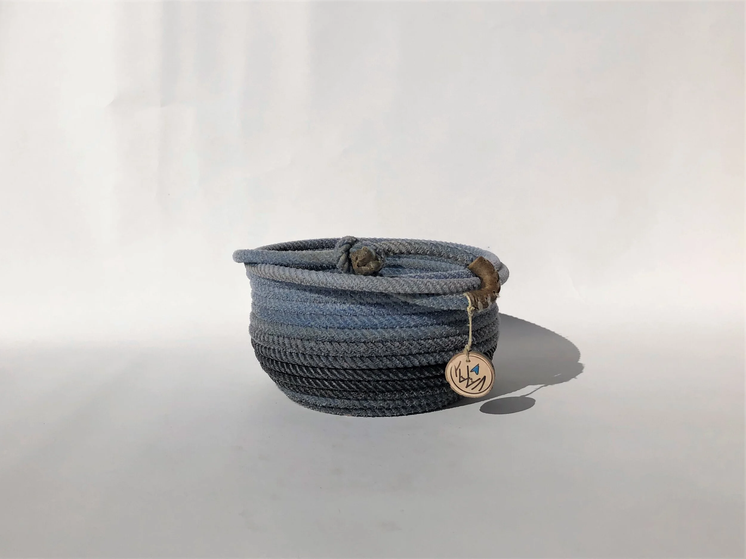 Medium Blue Rope Bowl 