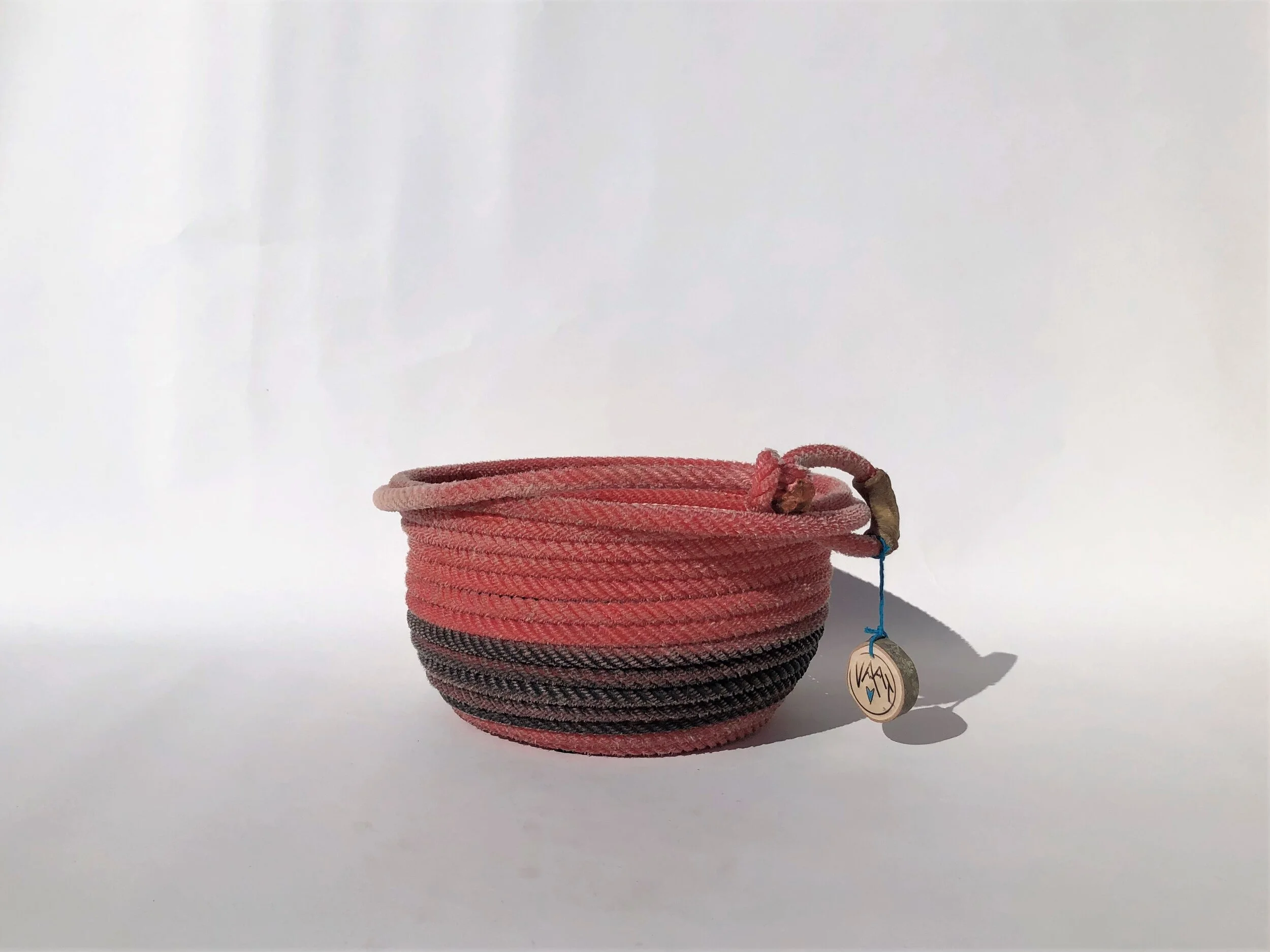 Large Red Rope Bowl