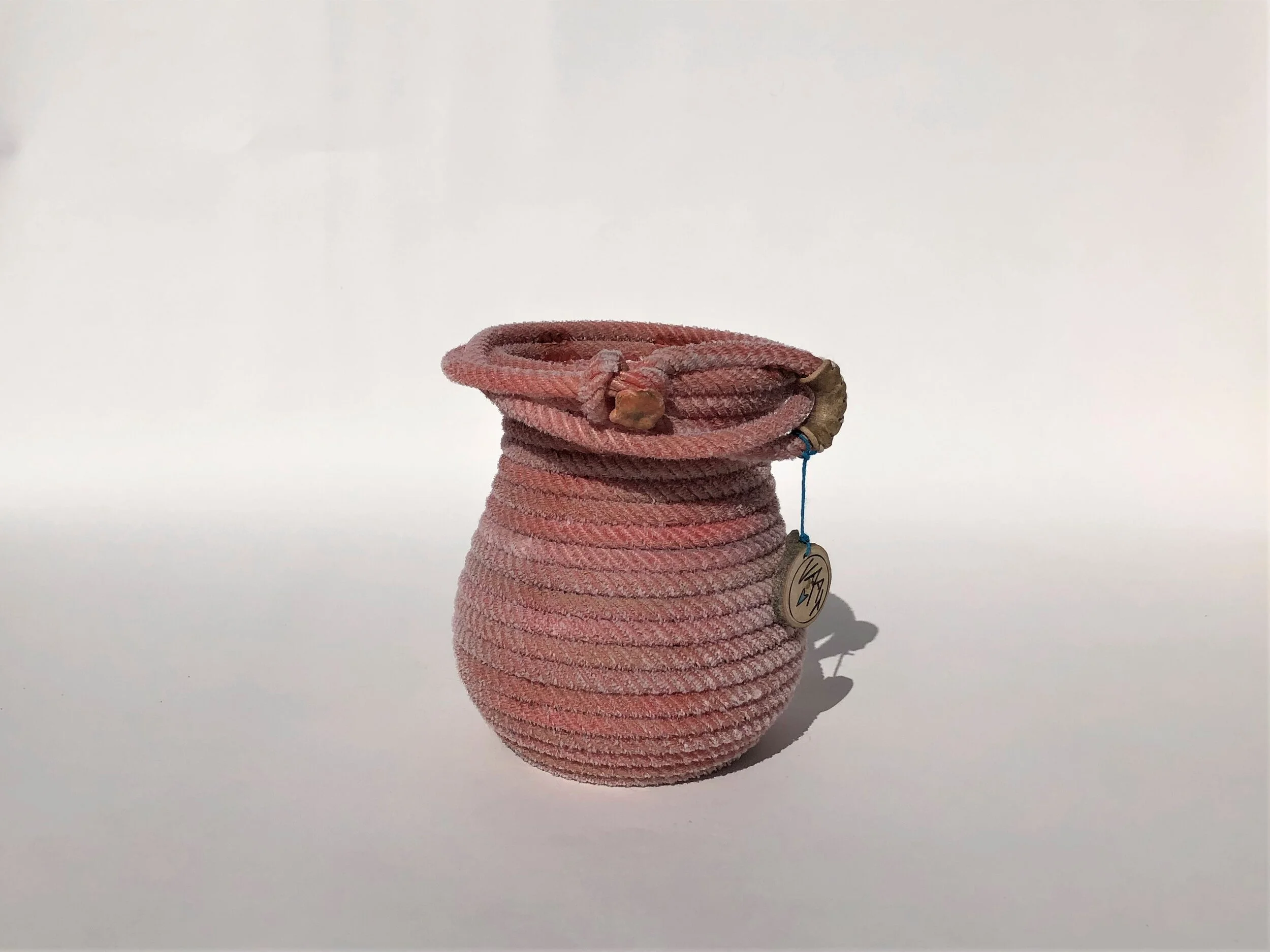 Medium Pink Rope Vase