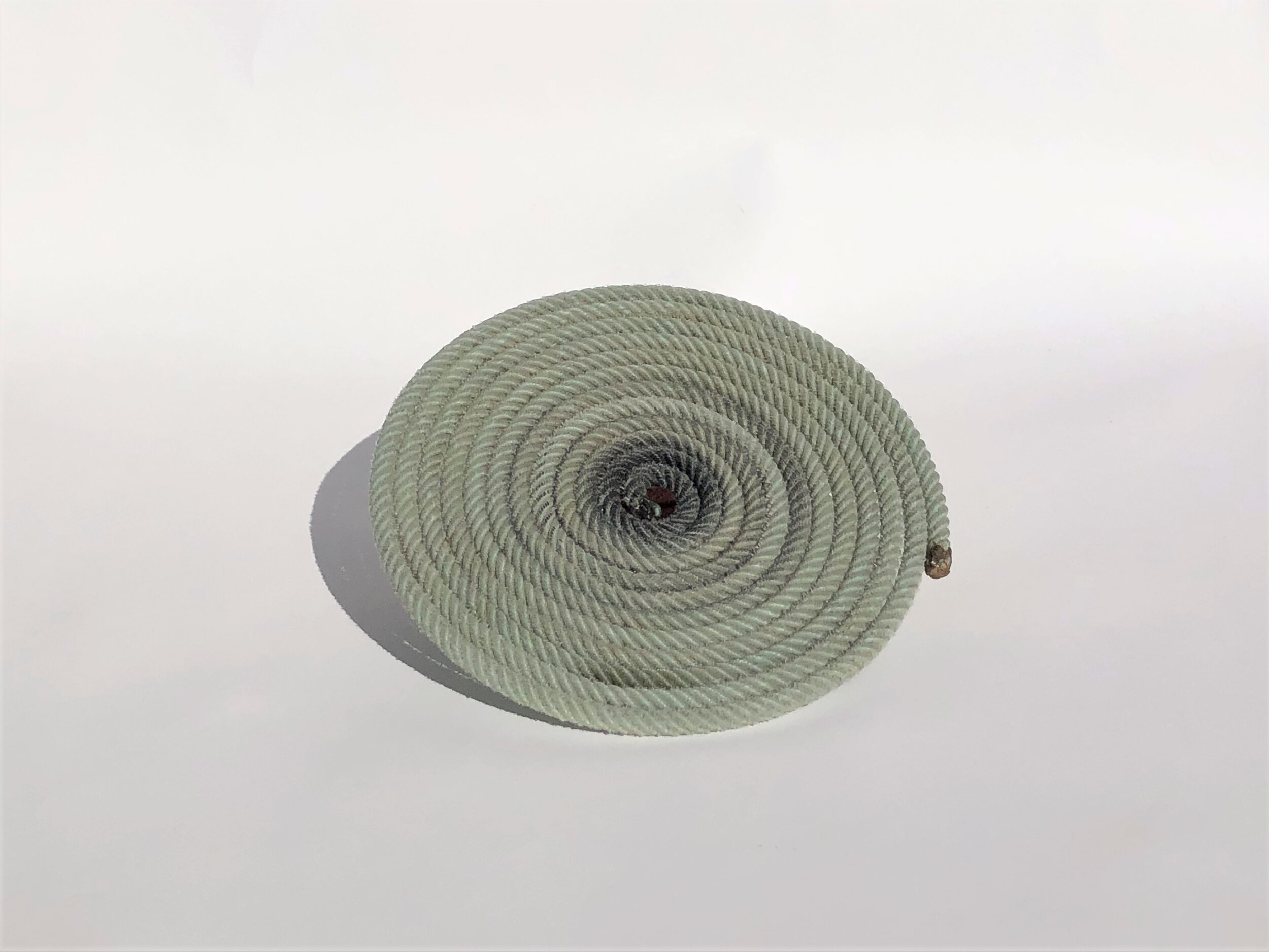 Large Light Blue Traditional Rope Trivet