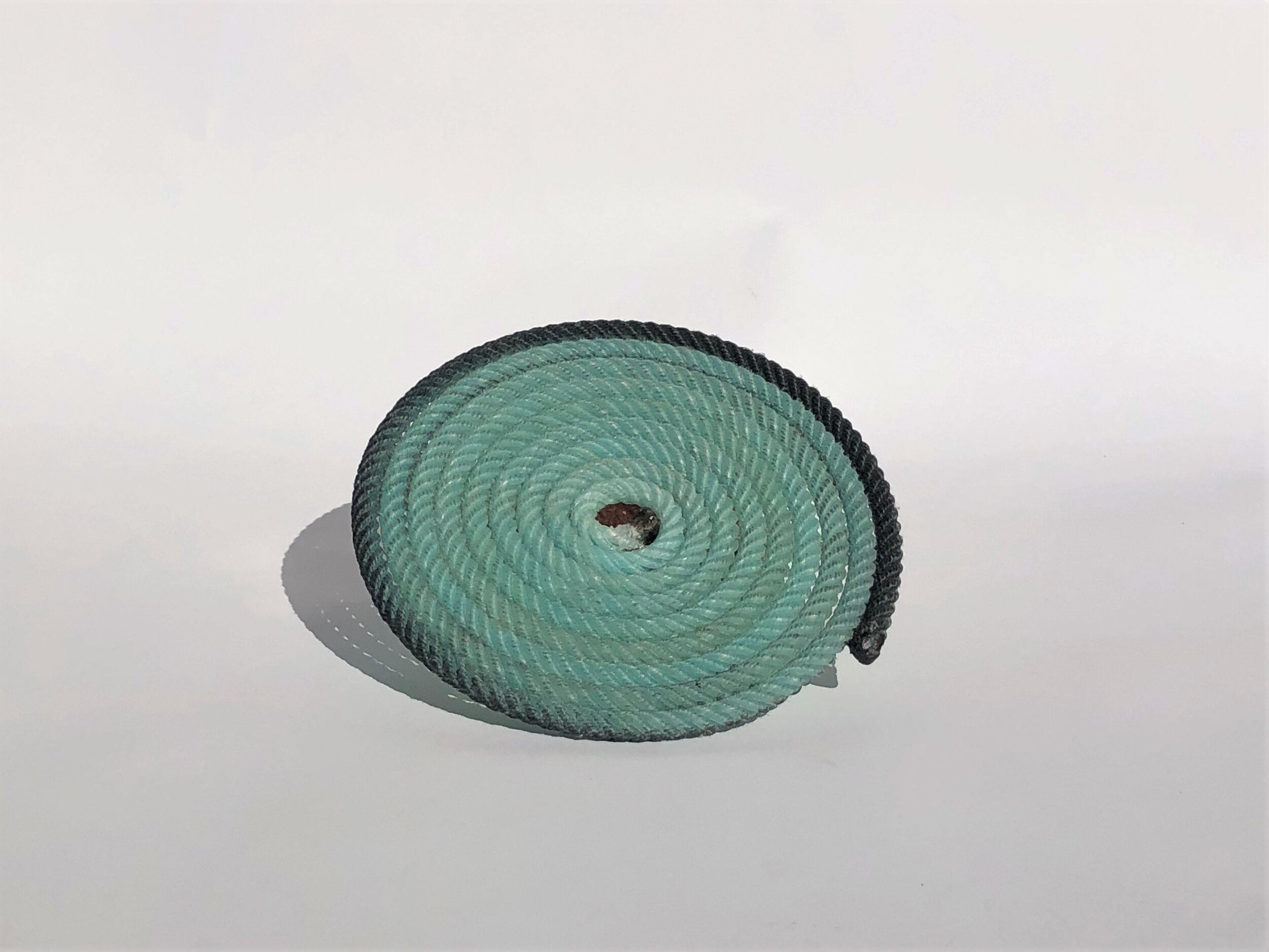 Small Aqua Blue Traditional Rope Trivet