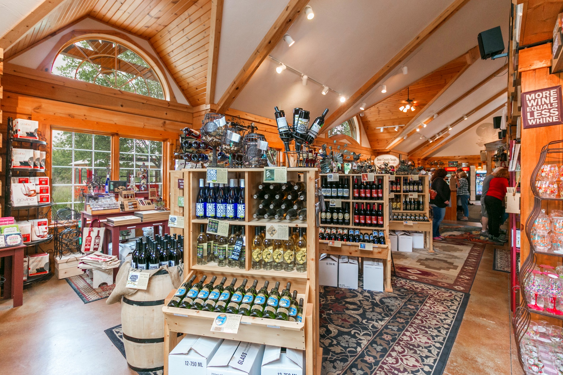Check out our delicious wines and merchandise! Our ever-growing portfolio of wonderful wines that range from dry, oak-barreled aged to sweet and fruity, offers something for every palate. 