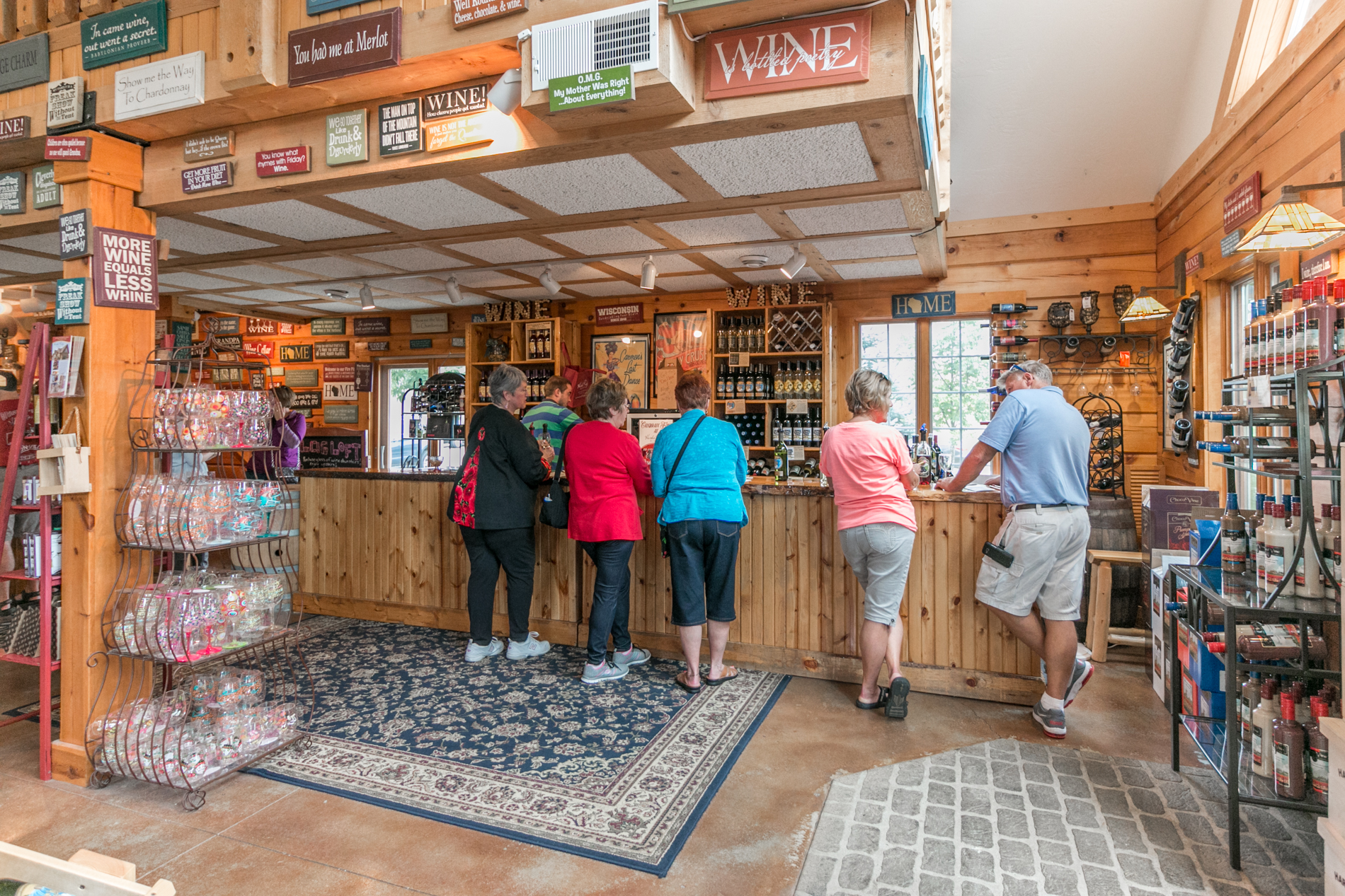   Step up to any of our tasting bars and enjoy a tasting of our delicious wines. Our wine consultants are friendly, informative and are eager to help you find the wine(s) that will best suit your palate.  