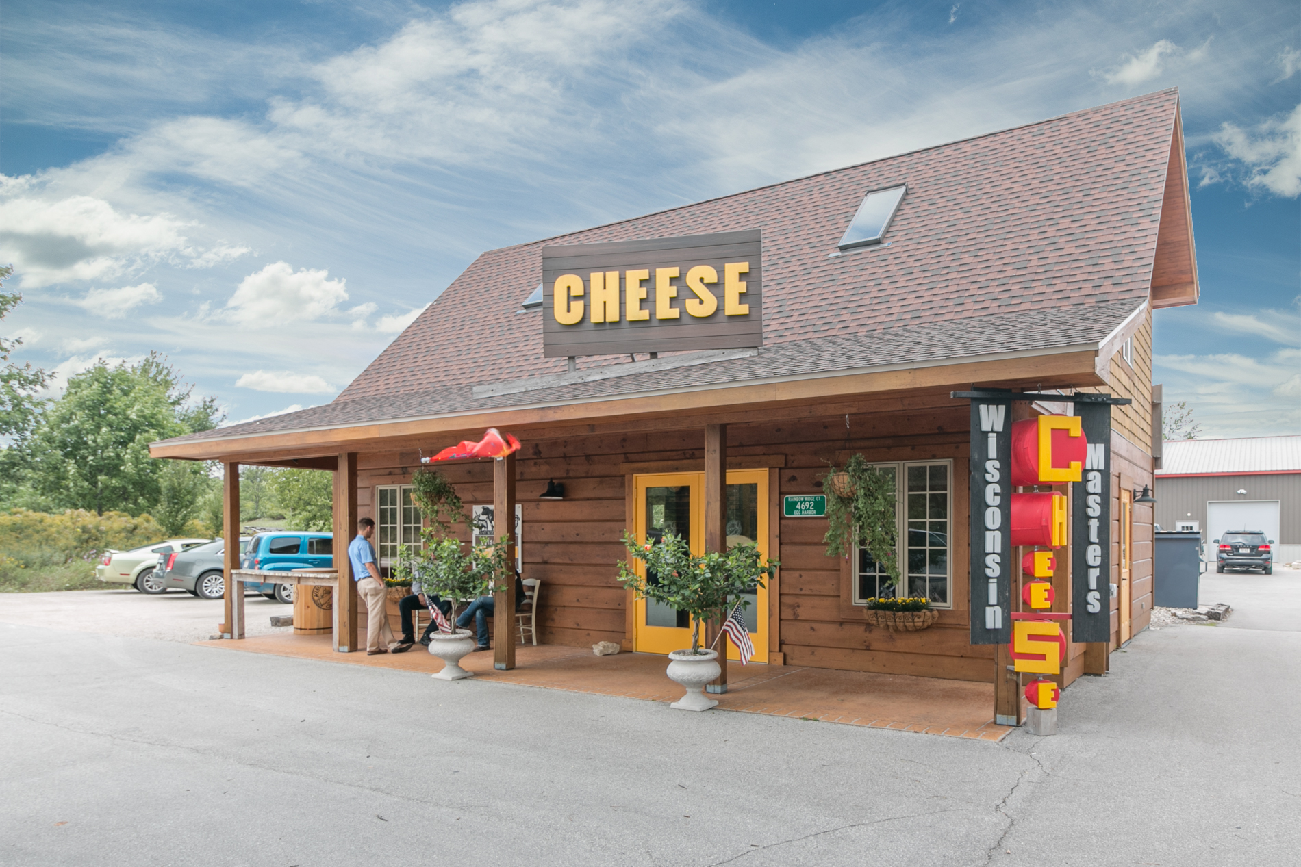The only thing better than Wine is Wine and Cheese! And not just any cheese. 30 steps outside Harbor Ridge Winery is the home of Wisconsin Cheese Masters, where one can taste a wide array of award winning artisan cheeses – all produced in Wisconsin in limited quantities by Master Craftsman Cheesemakers. Don’t forget to bring a glass of wine with you when you sample these delicious cheeses.