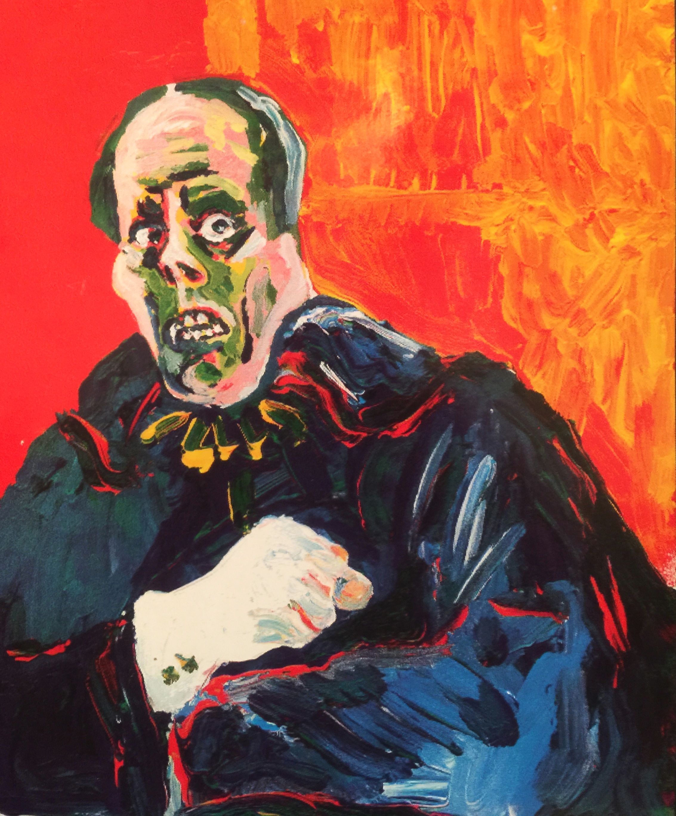 Phantom of the Opera, Acrylic on board.