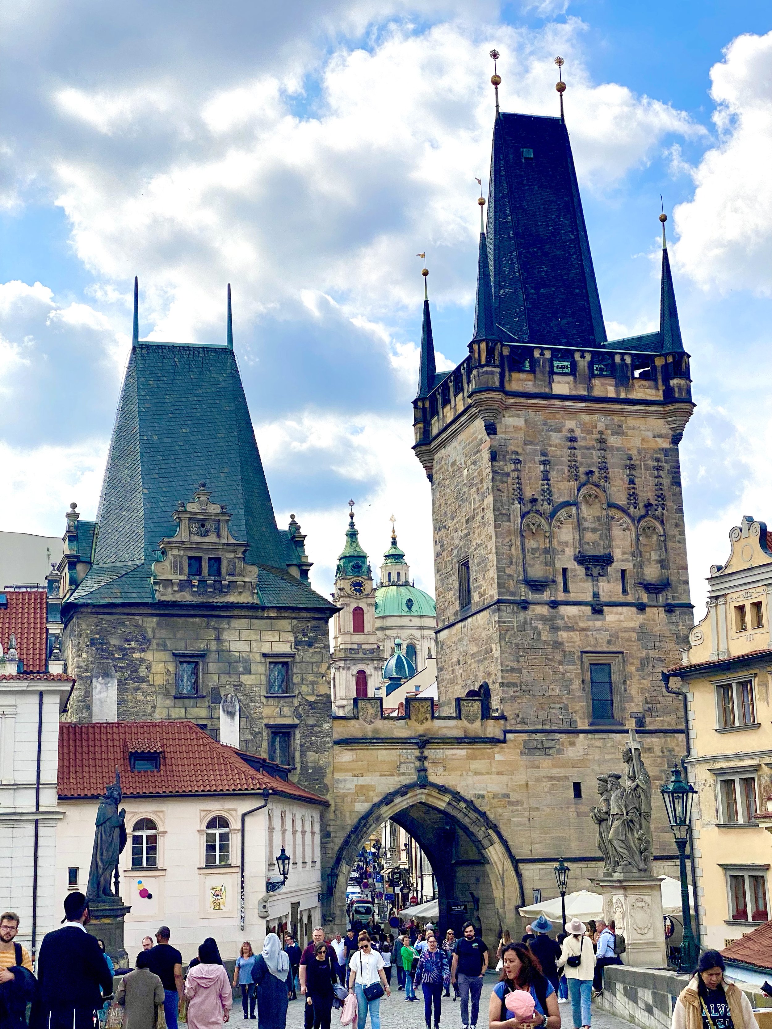 The Powder Tower in the enter of Prague