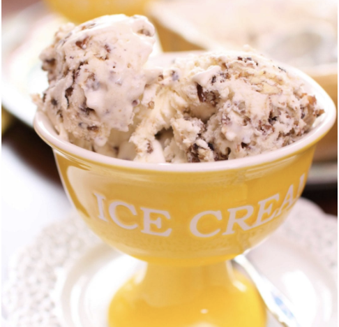 Small Batch Butter Pecan Ice Cream