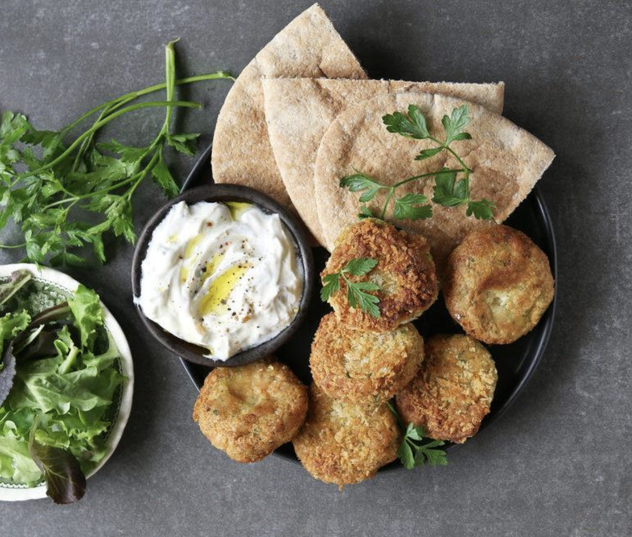 Falafel Balls with Yoghurt Dip Recipe