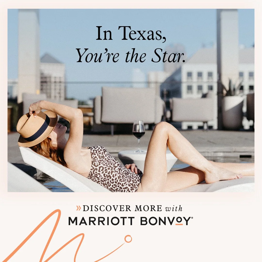 Marriott Bonvoy Instagram ad Texas