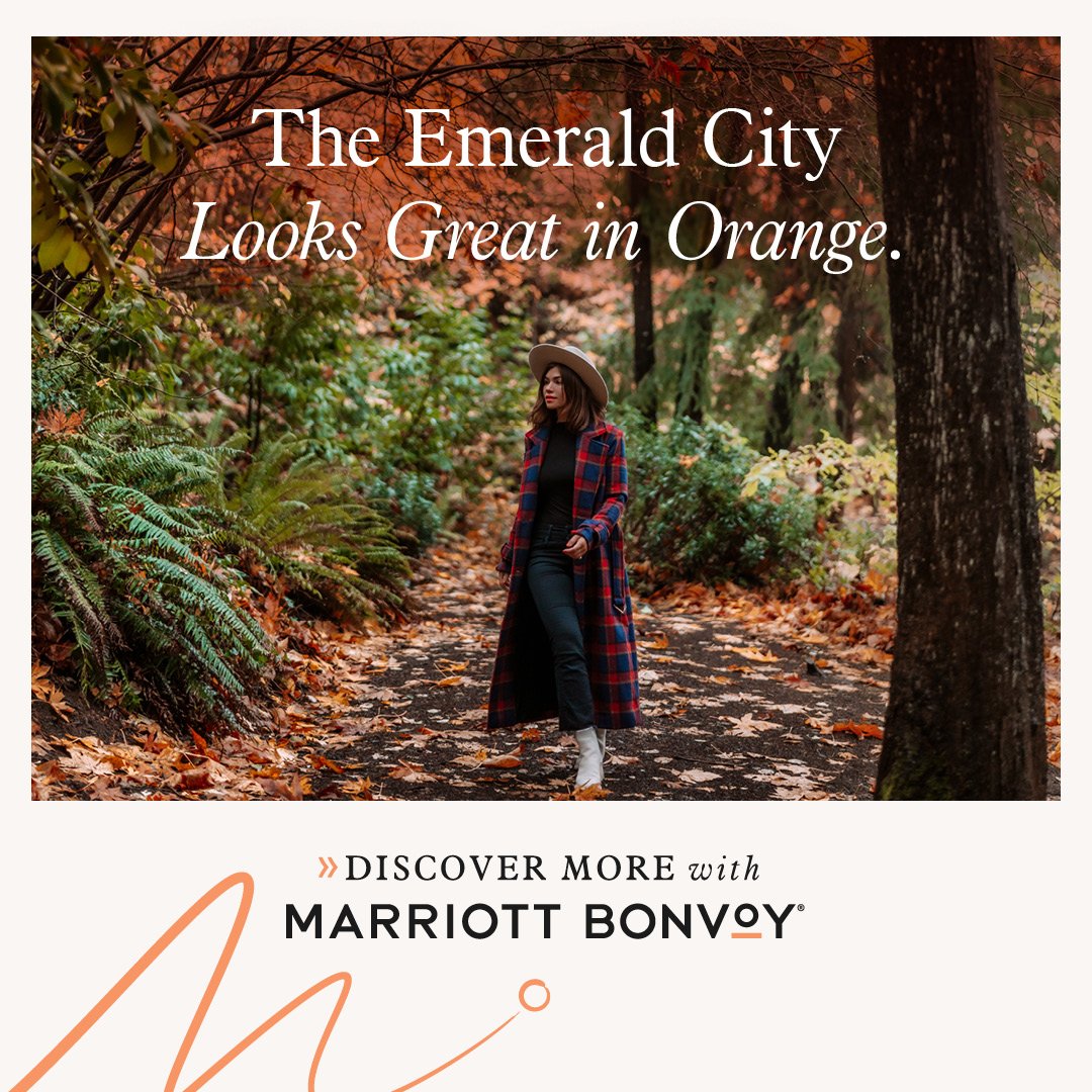 Marriott Bonvoy Instagram ad Seattle