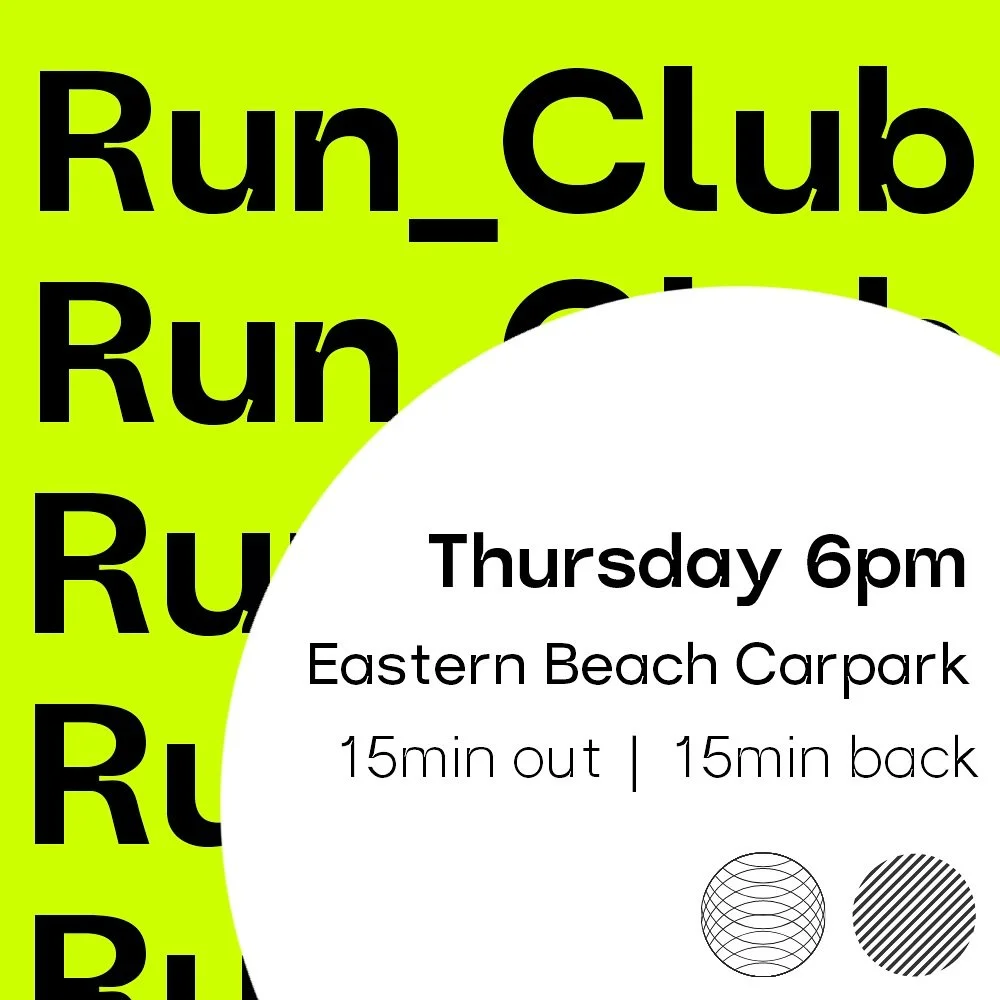 Run_Club is locked in for Thursday 🗓️🔥

Join us in front of the big wheel - Eastern Beach, Geelong 🎡 at 6:00pm for another Run_Club.

Walk, run, sprint, or dance - completely at your own pace! 🏃🏻&zwj;♀️🏃🏃🏾&zwj;♂️🏃🏃🏻&zwj;♀️🏃🏾&zwj;♂️

Run 