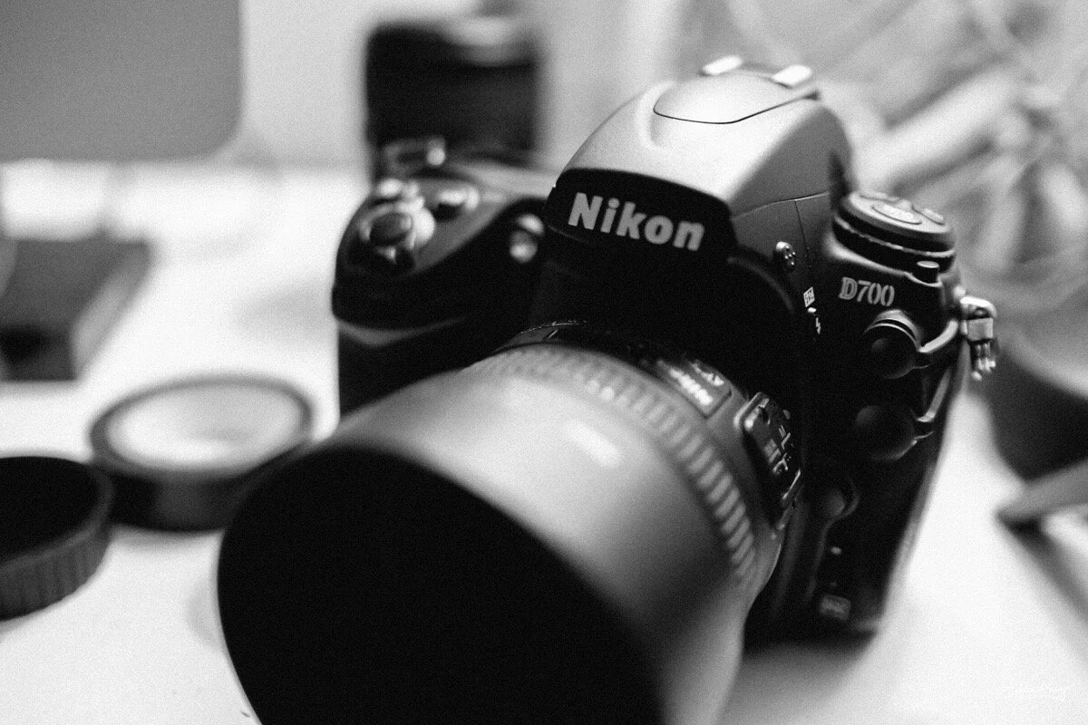 My first full frame camera, the Nikon D700