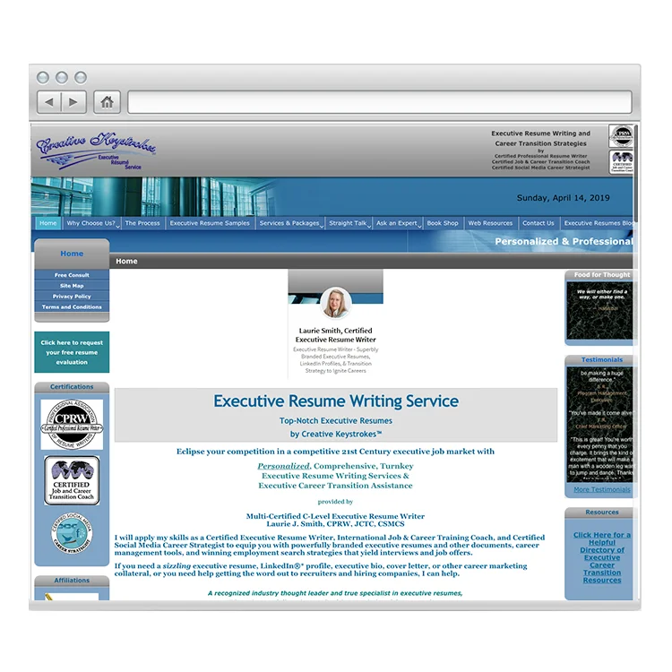 Moving Day for Creative Keystrokes Website