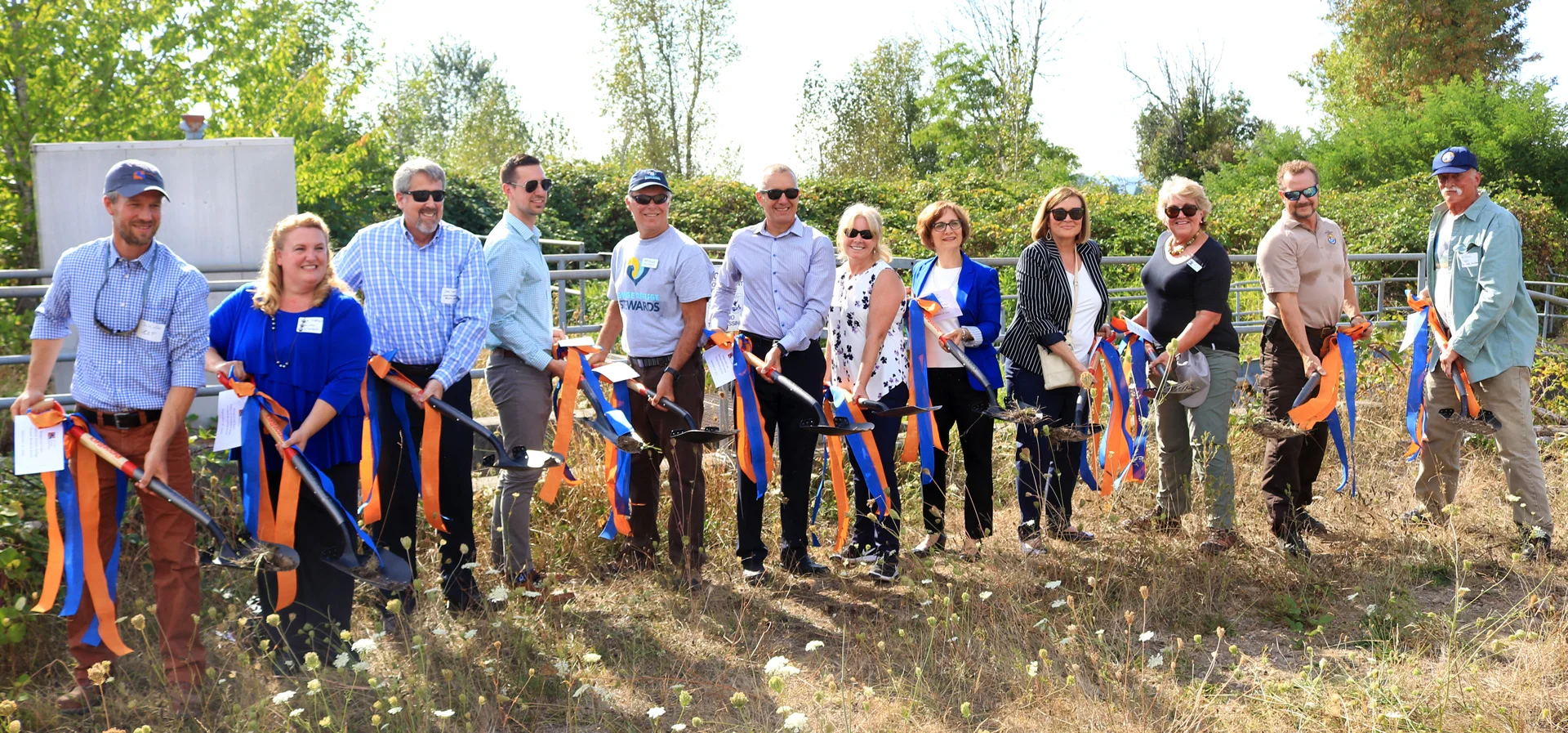 Project partners and supporters from throughout Washington and Oregon came together to break ground on the Steigerwald Floodplain Restoration Project on Thursday, September 5th.