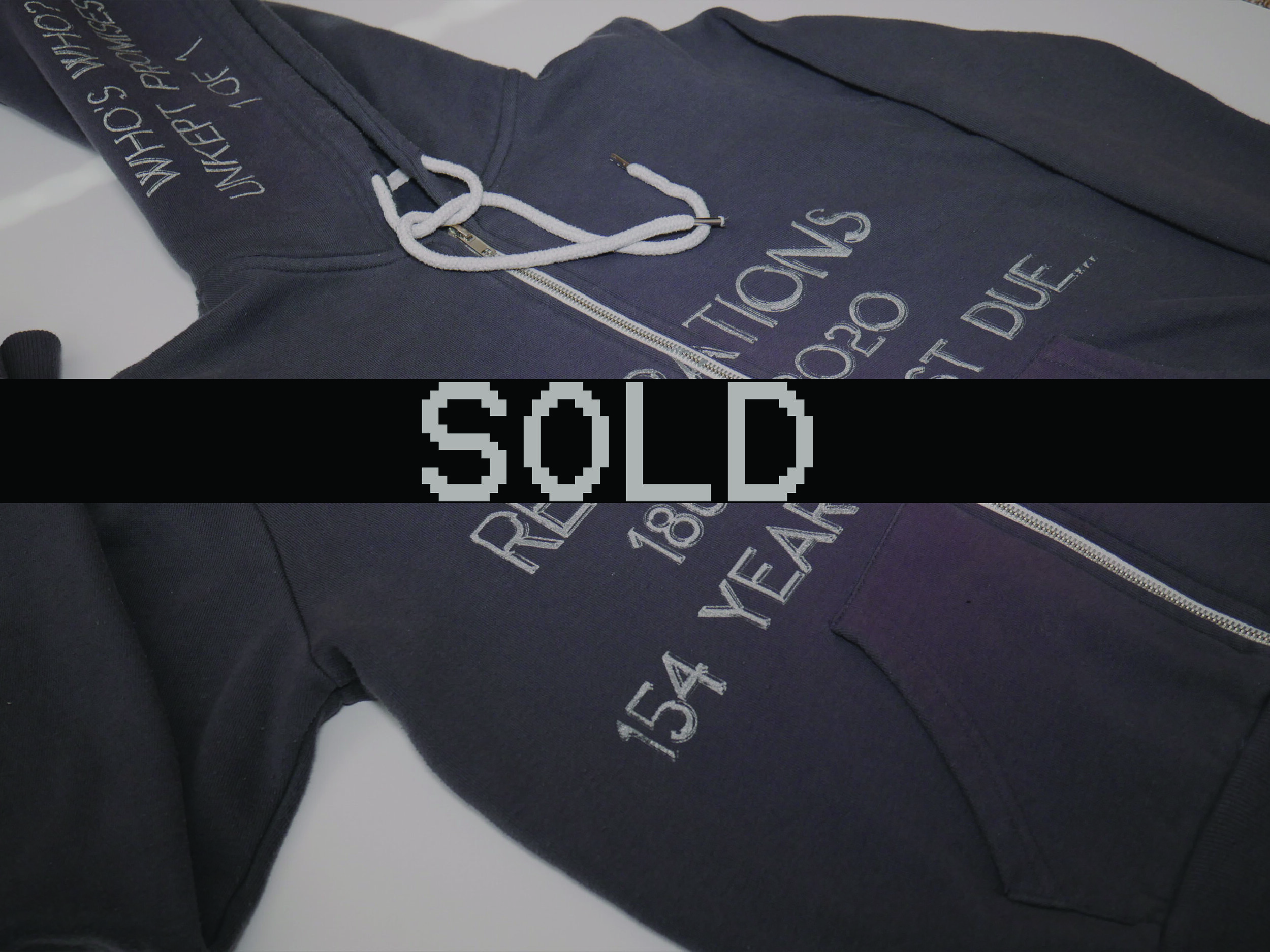 WHO'S WHO? {UNKEPT PROMISES} ZIP-UP HOODIE