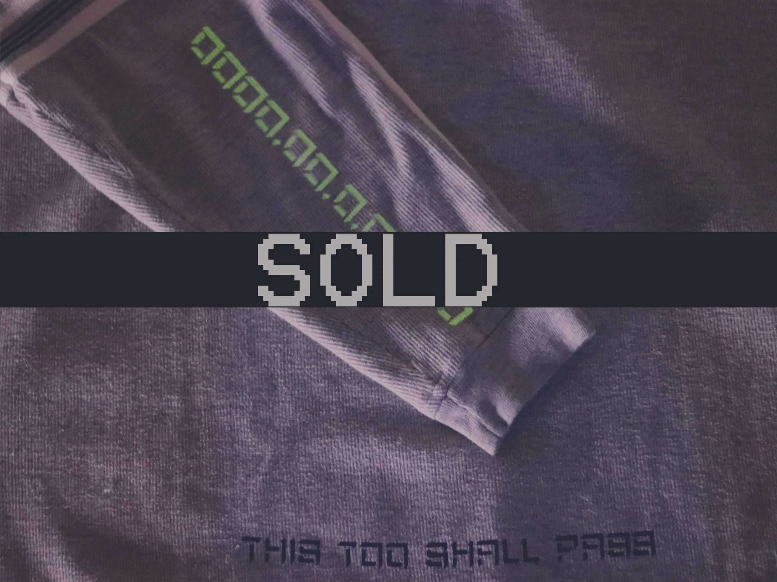 WHO'S WHO? {OUT OF TIME} 1 OF 1 COTTON LONG SLEEVE