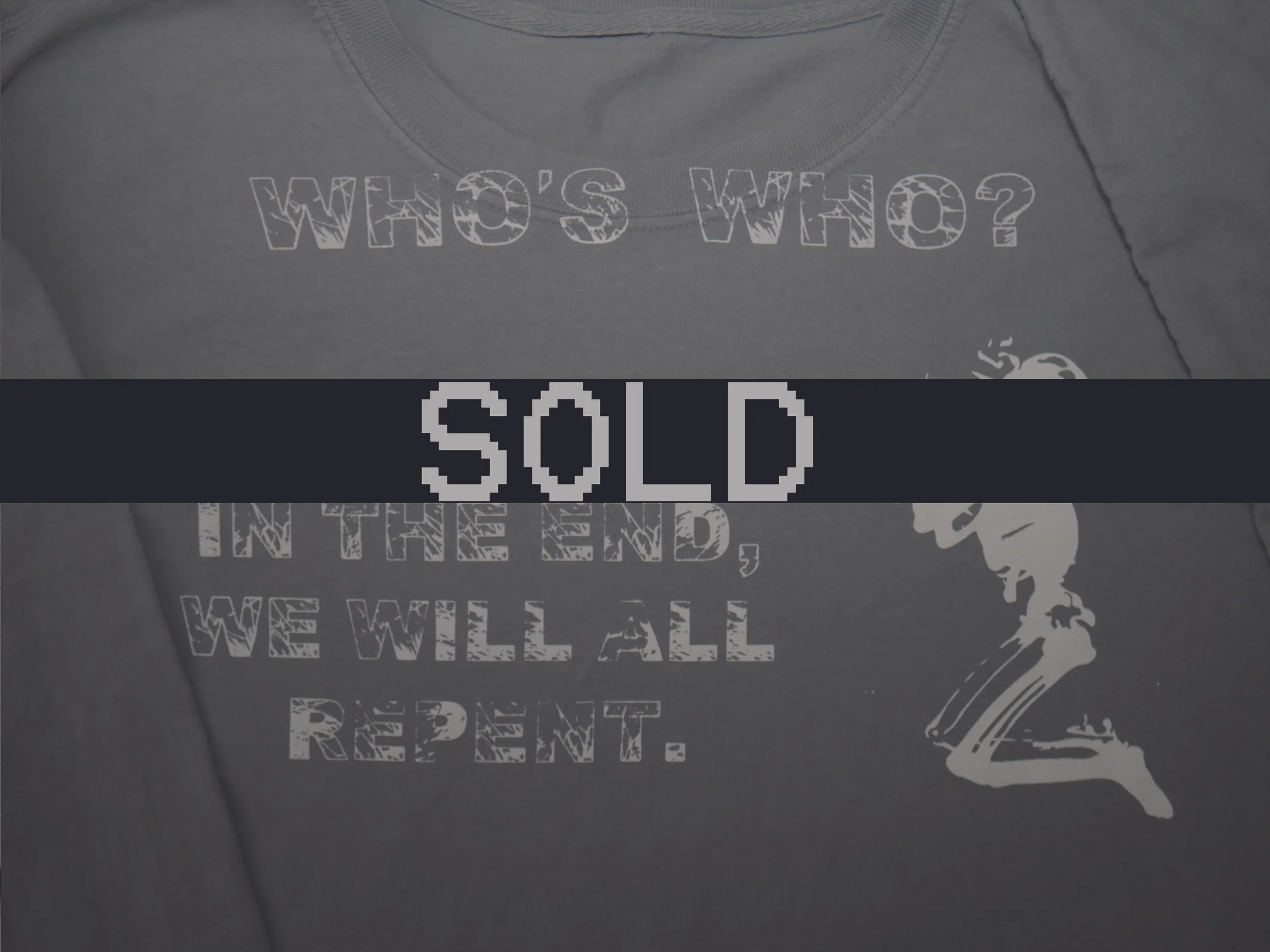 WHO'S WHO? {REPENT} 1 OF 1 LONG SLEEVE TEE