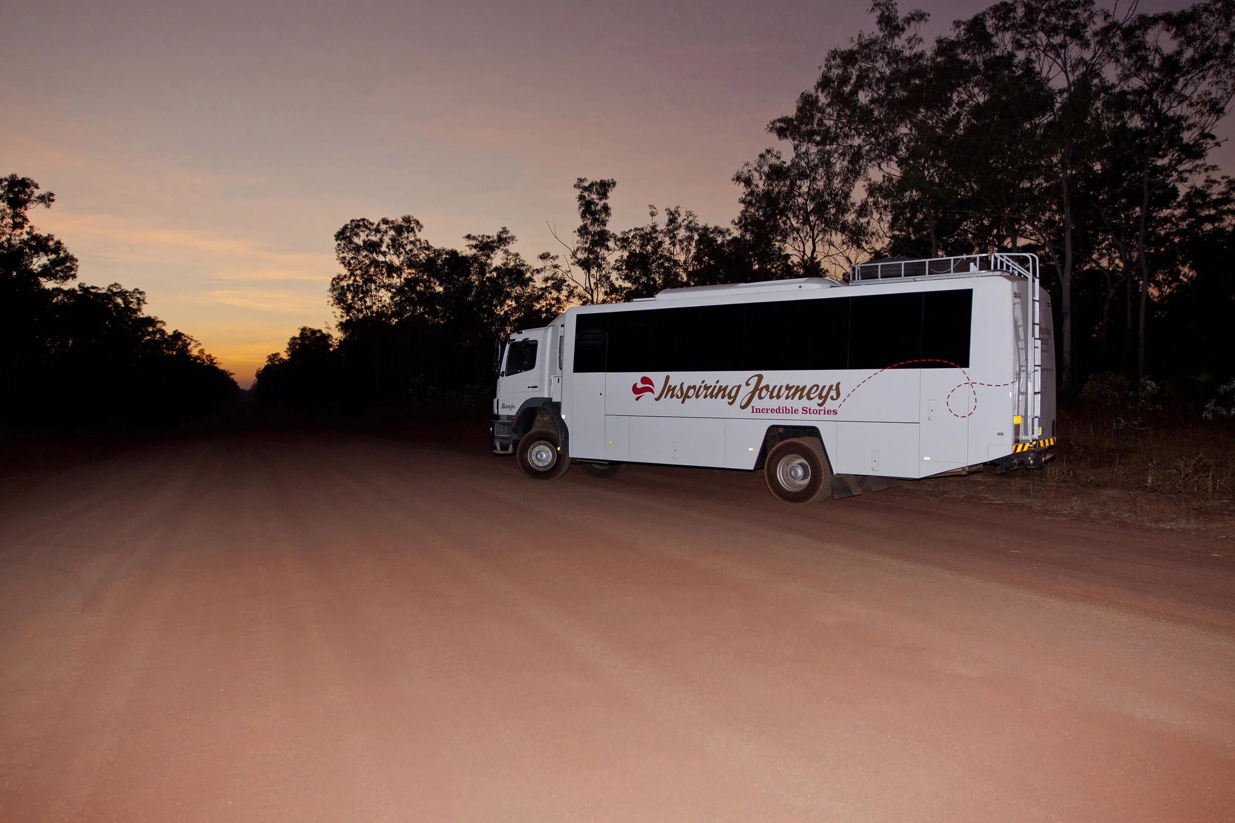 Inspiring Journeys tour bus, Darwin for Team Scope