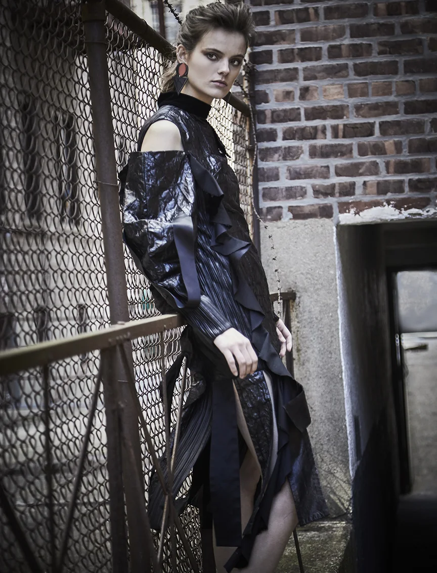 LC Studios at Flying Solo. Dress by Videmus Omnia at Dreams On Air .