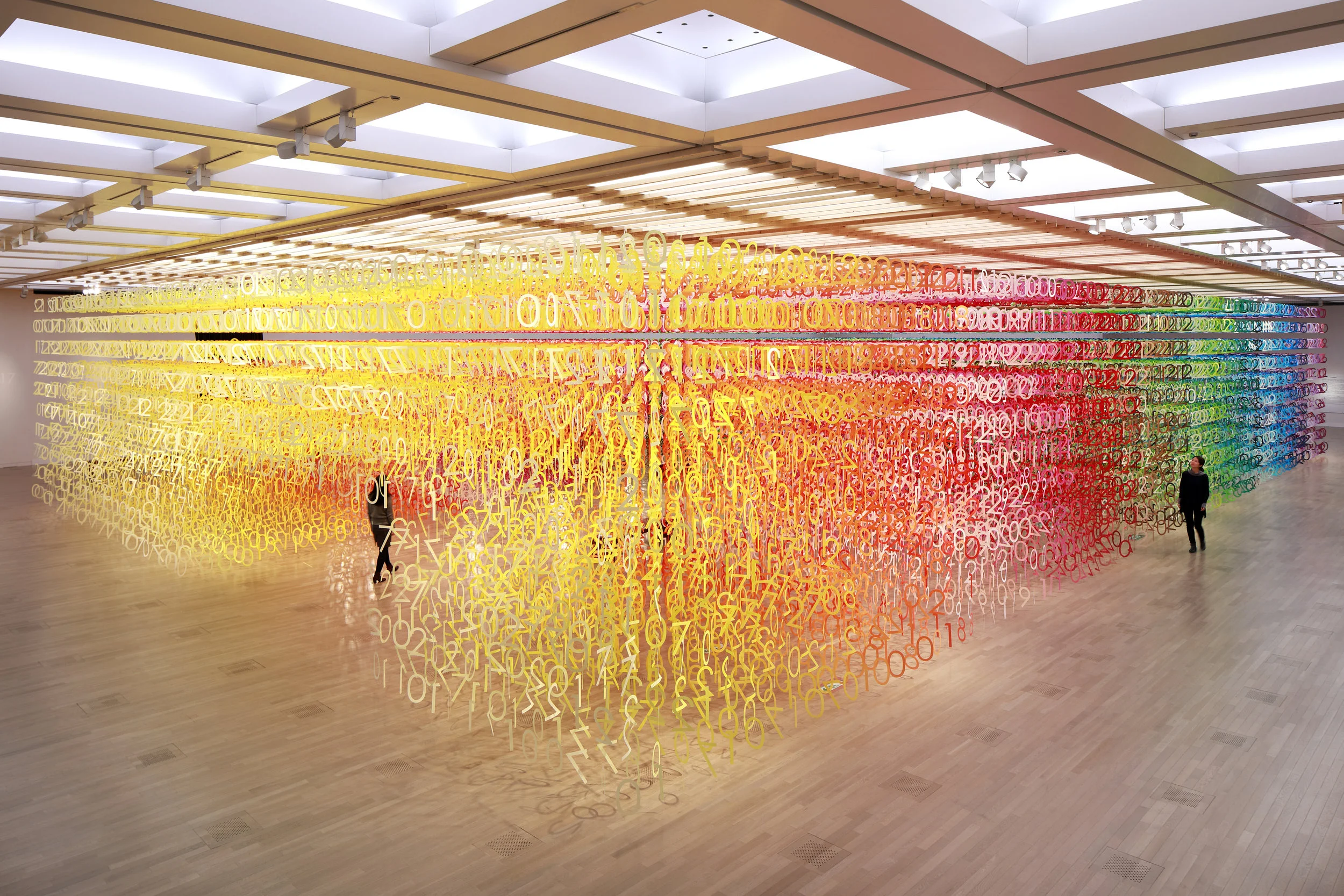 Project : Forest of Numbers / The National Art Center, Tokyo Design : Emmanuelle Moureaux Photograph : Daisuke Shima