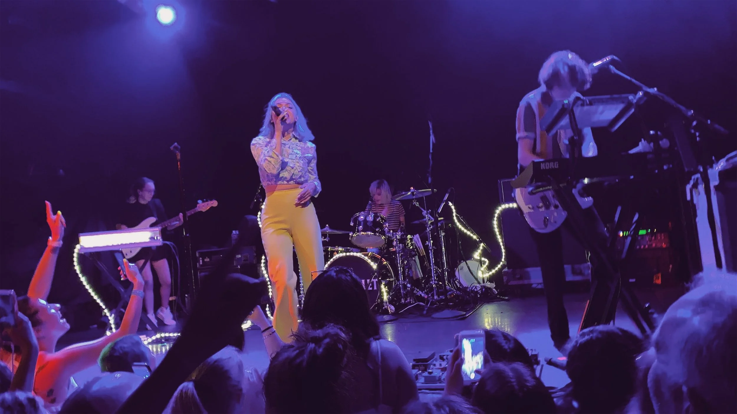 Hey Violet performing at Bowery Ballroom in New York City.
