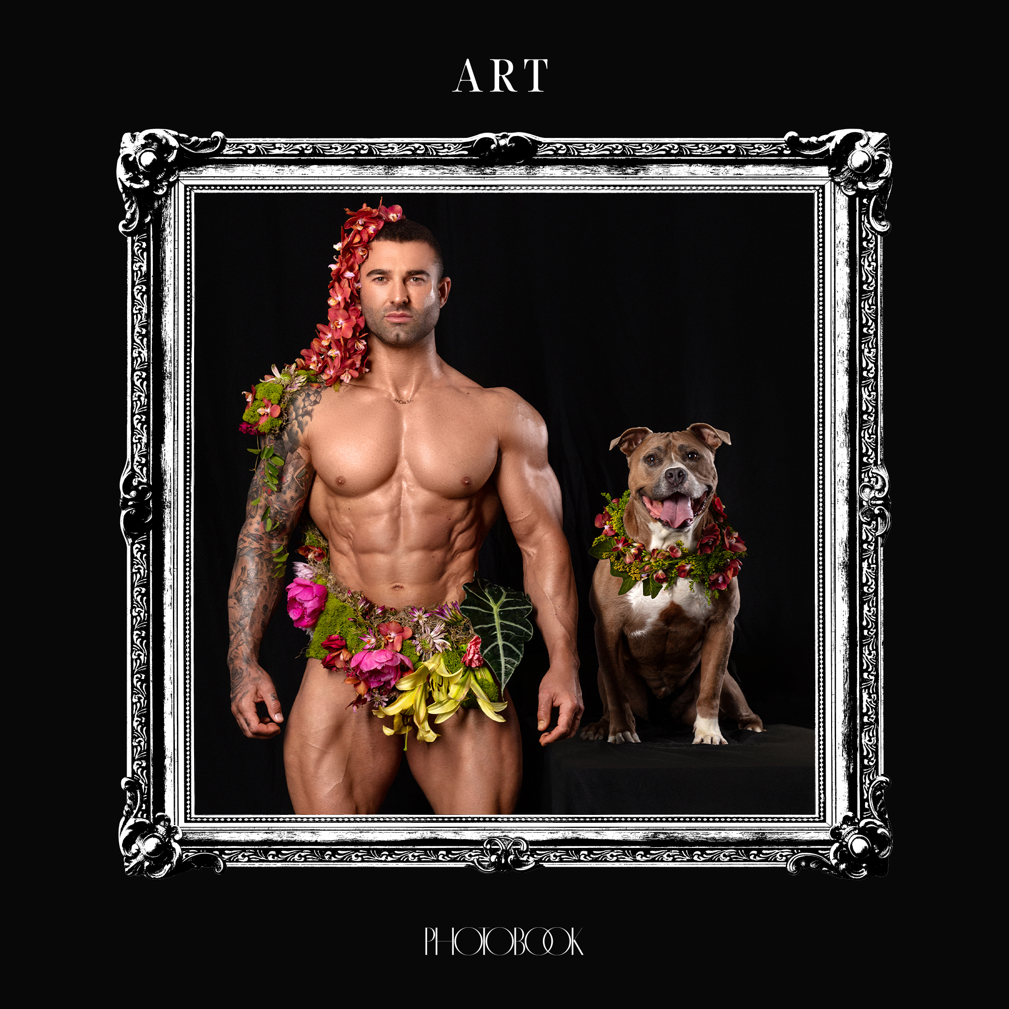 Celebrity Photographer Mike Ruiz Presents THE 'PUPS, PECS, AND PETALS' 2027 Calendar