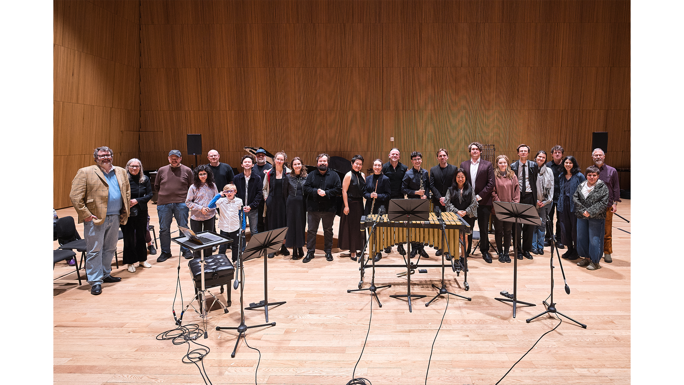 Group picture of performers and others.