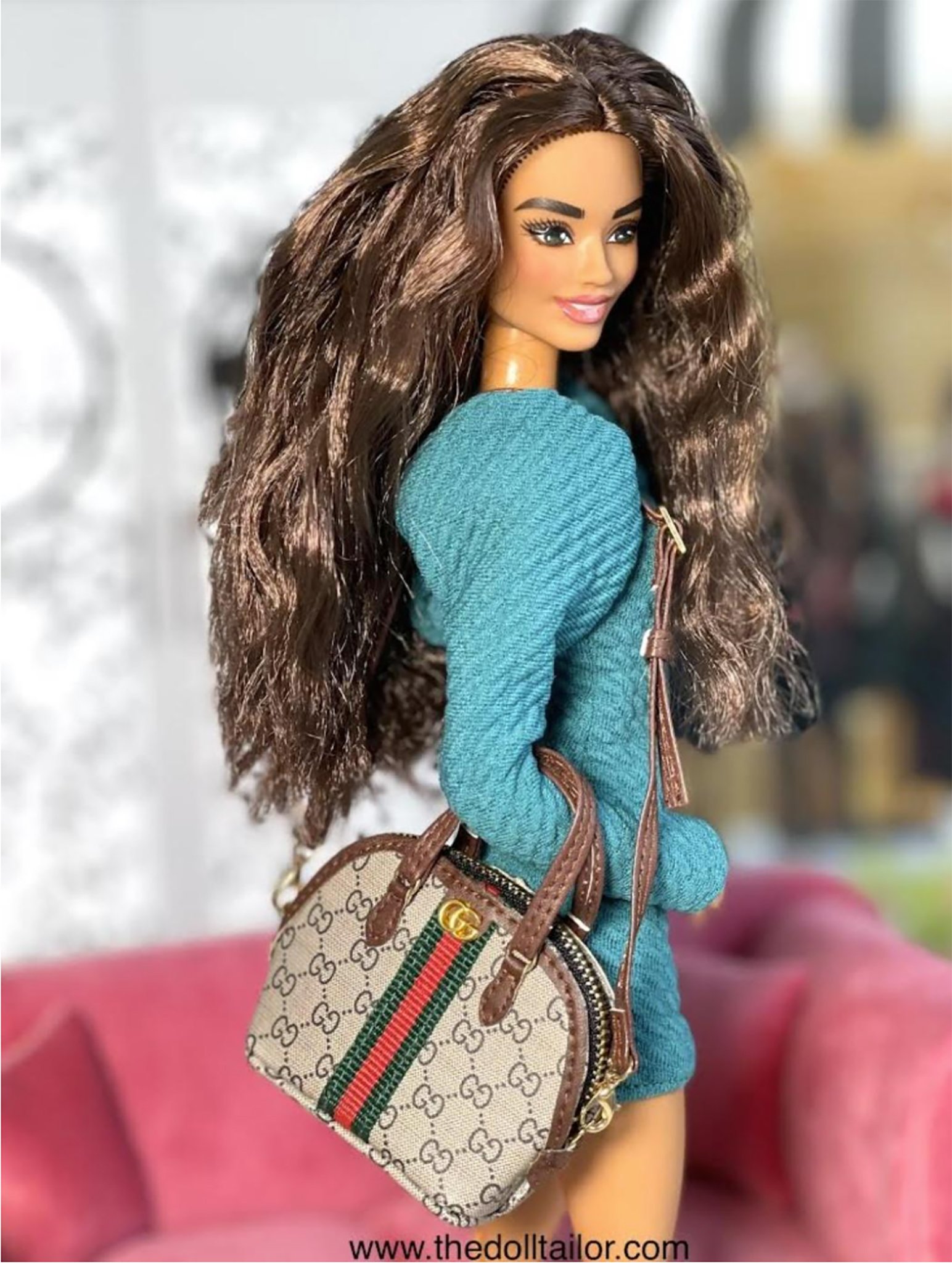 Louis Vuitton  Barbie miniatures, Barbie accessories, Purse boutique