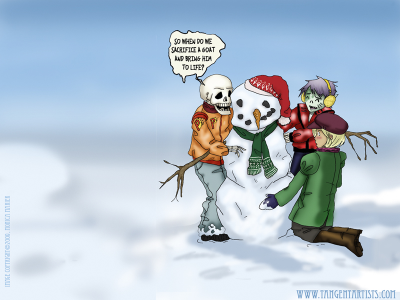 Skeleton Crew Snowman (Right)