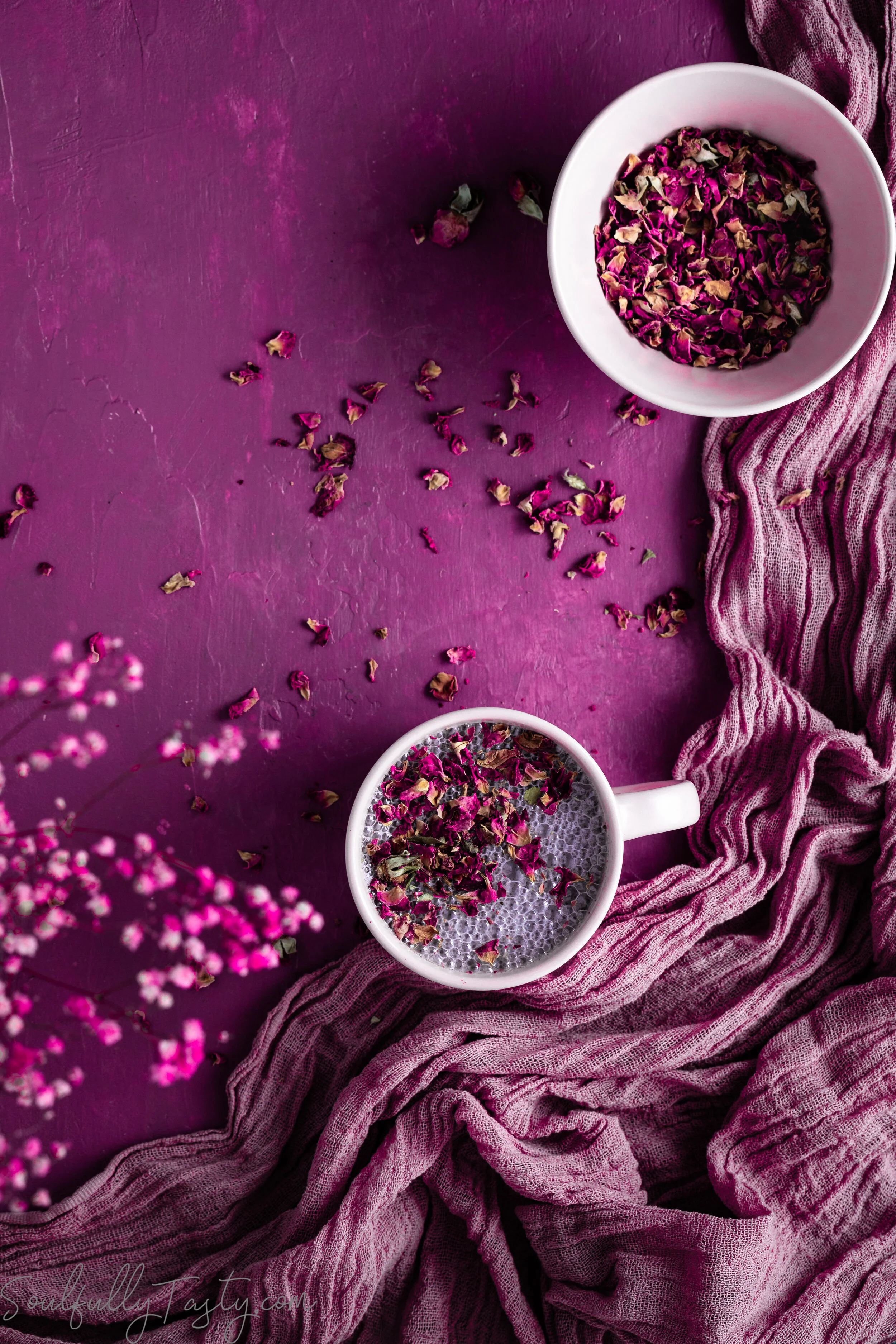 Cardamom Rose Tea Latte