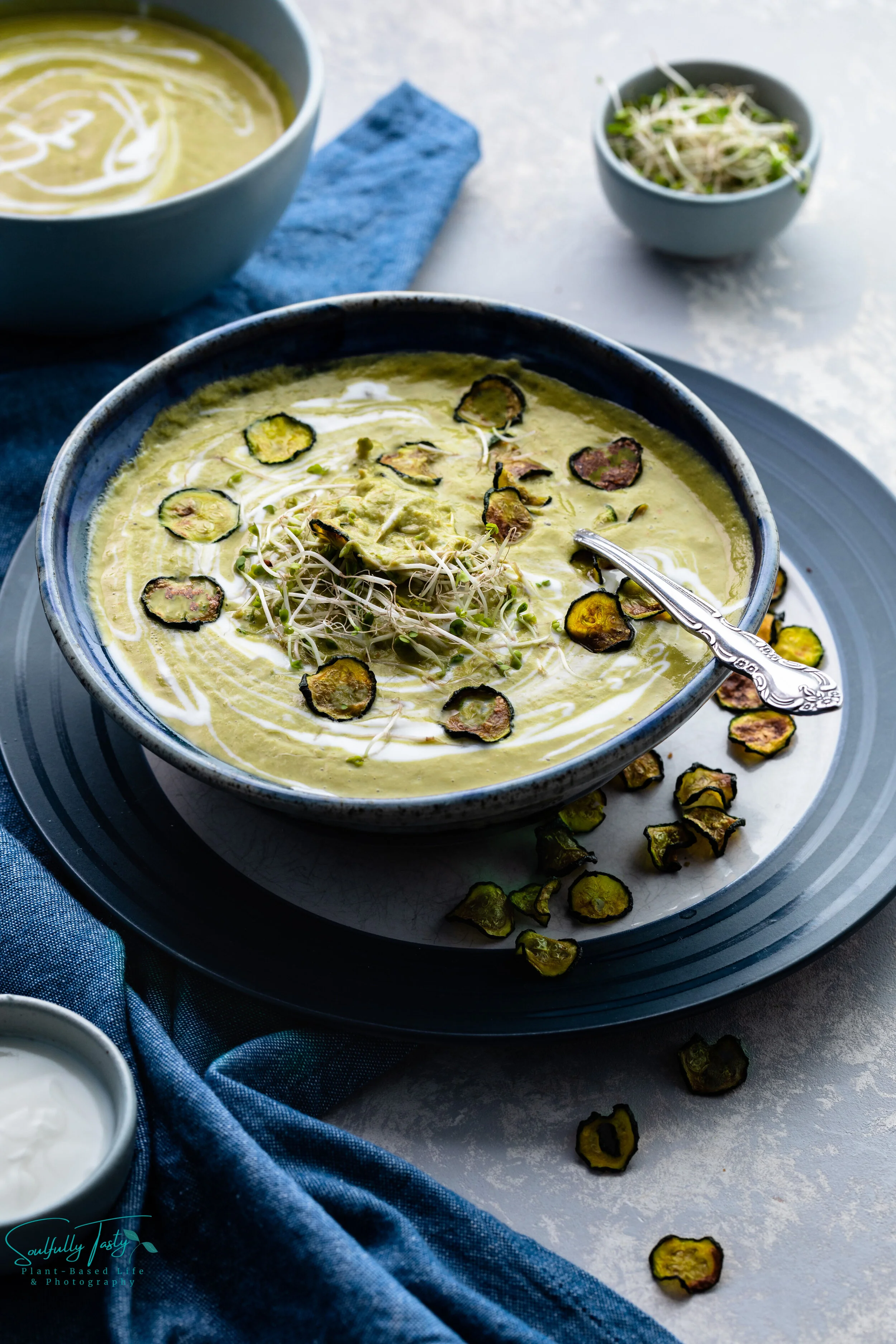 Raw Vegan Zucchini Soup — Soulfully Tasty