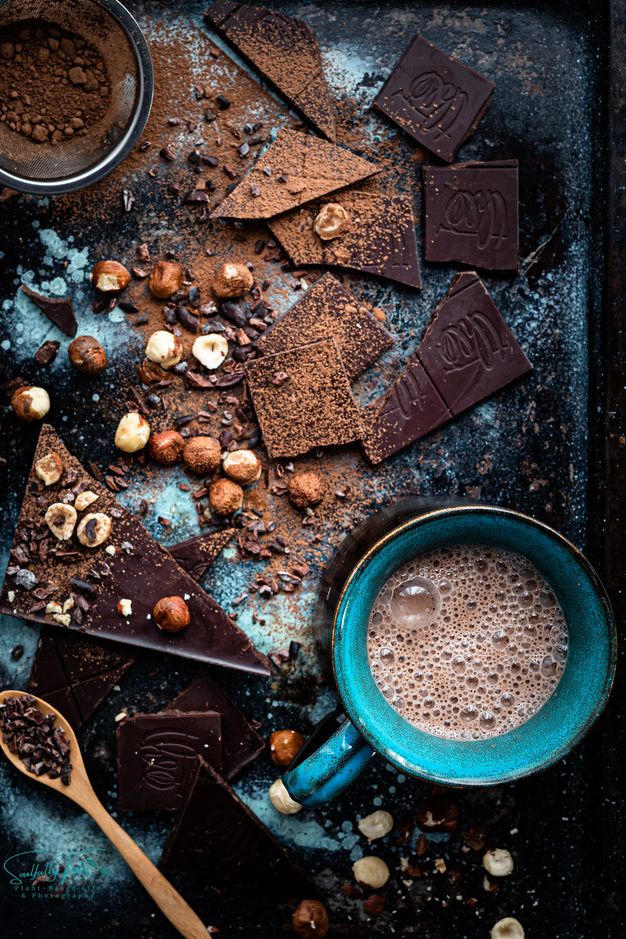 Hazelnut Milk Dark Chocolate Latte 