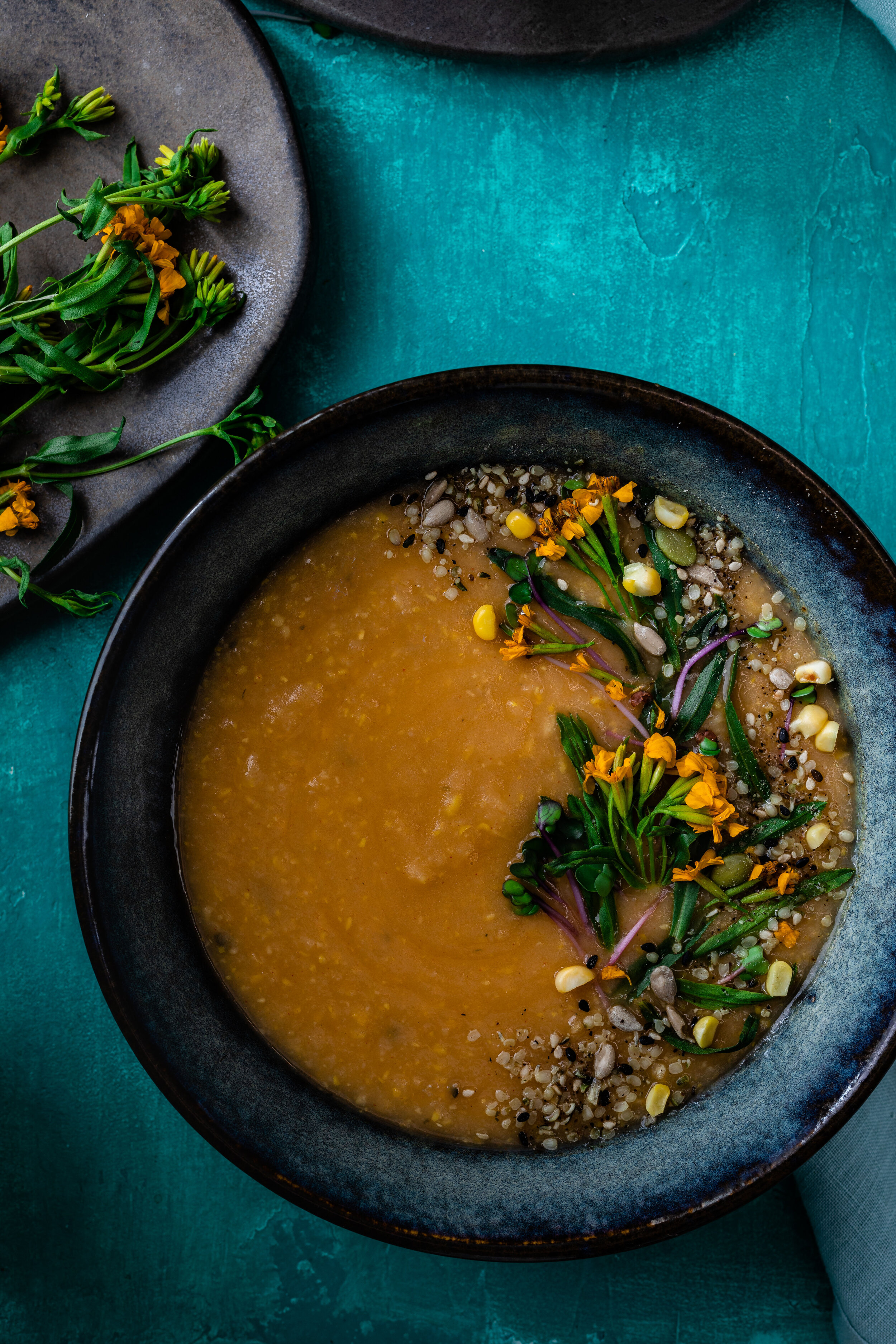 Creamy Corn Chowder with Potatoes and Tarragon