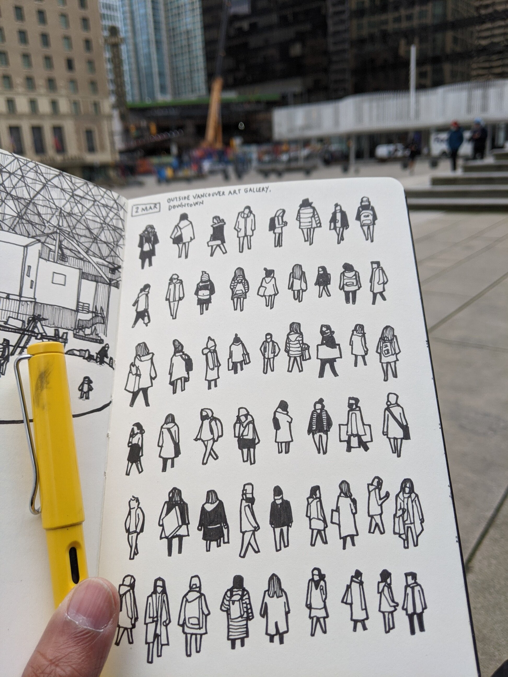 people drawing