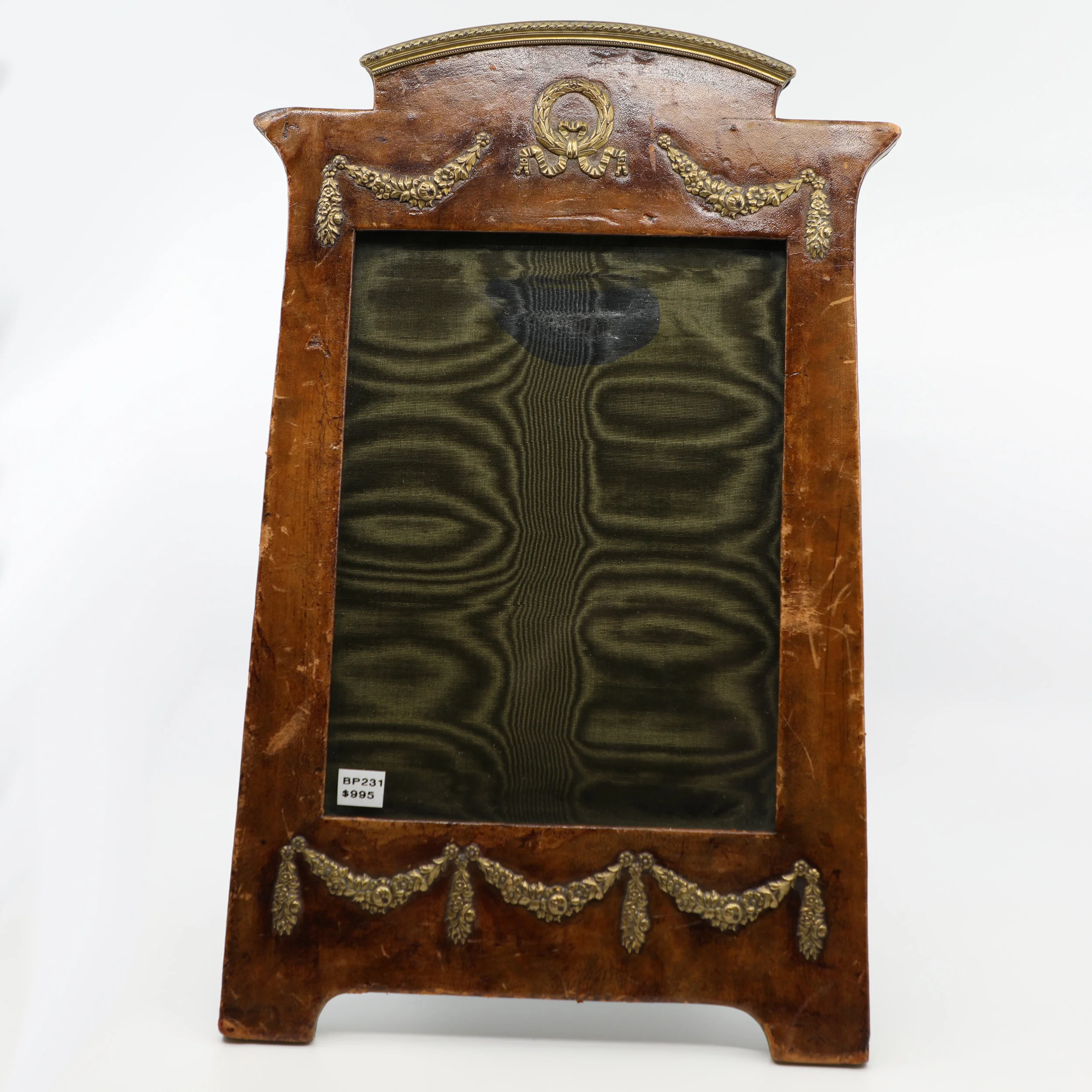 Leather with Bronze Mount Frame (English, c. 1880-1900)