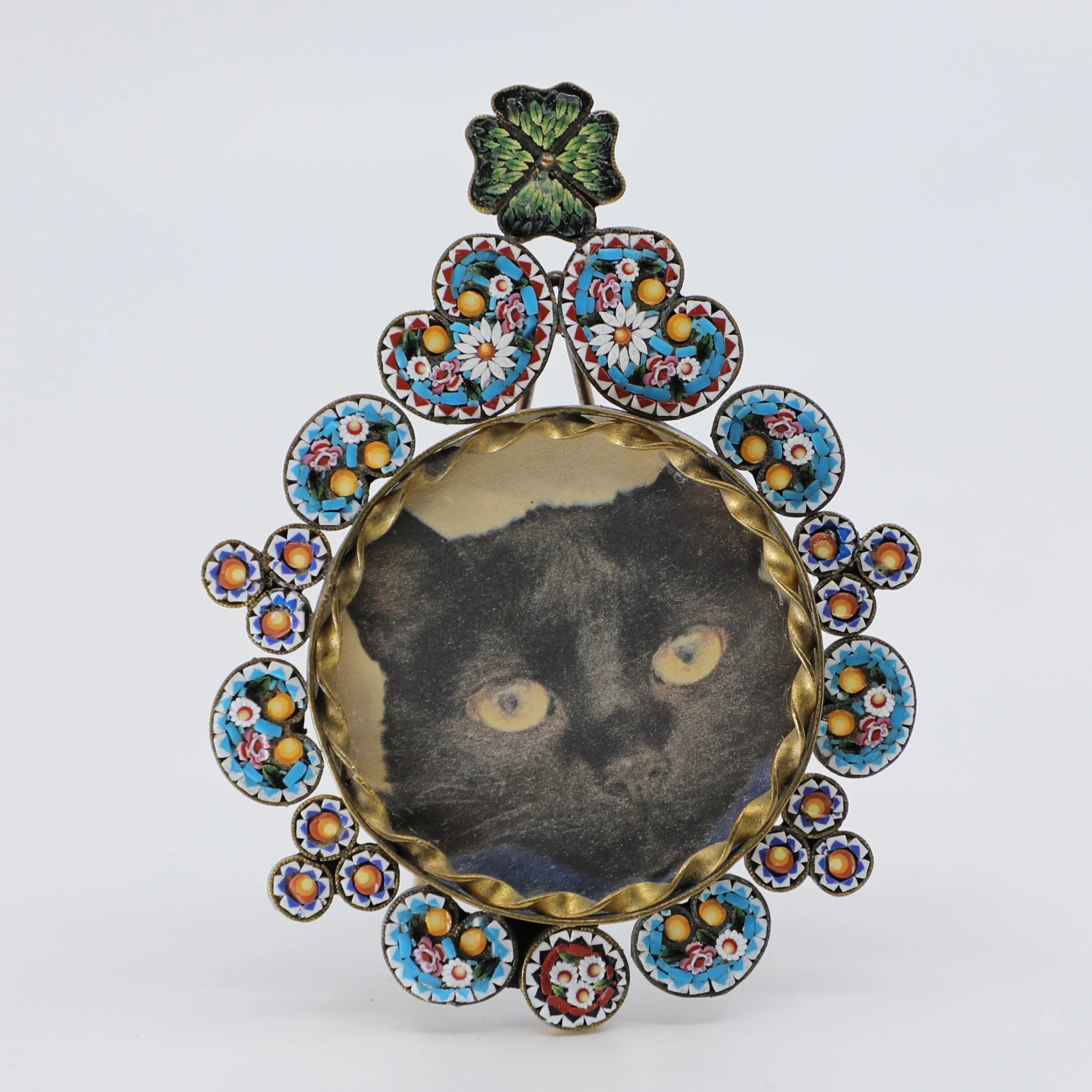 Mosaic Frame, Round - Small (Italian, c. 1900-20)