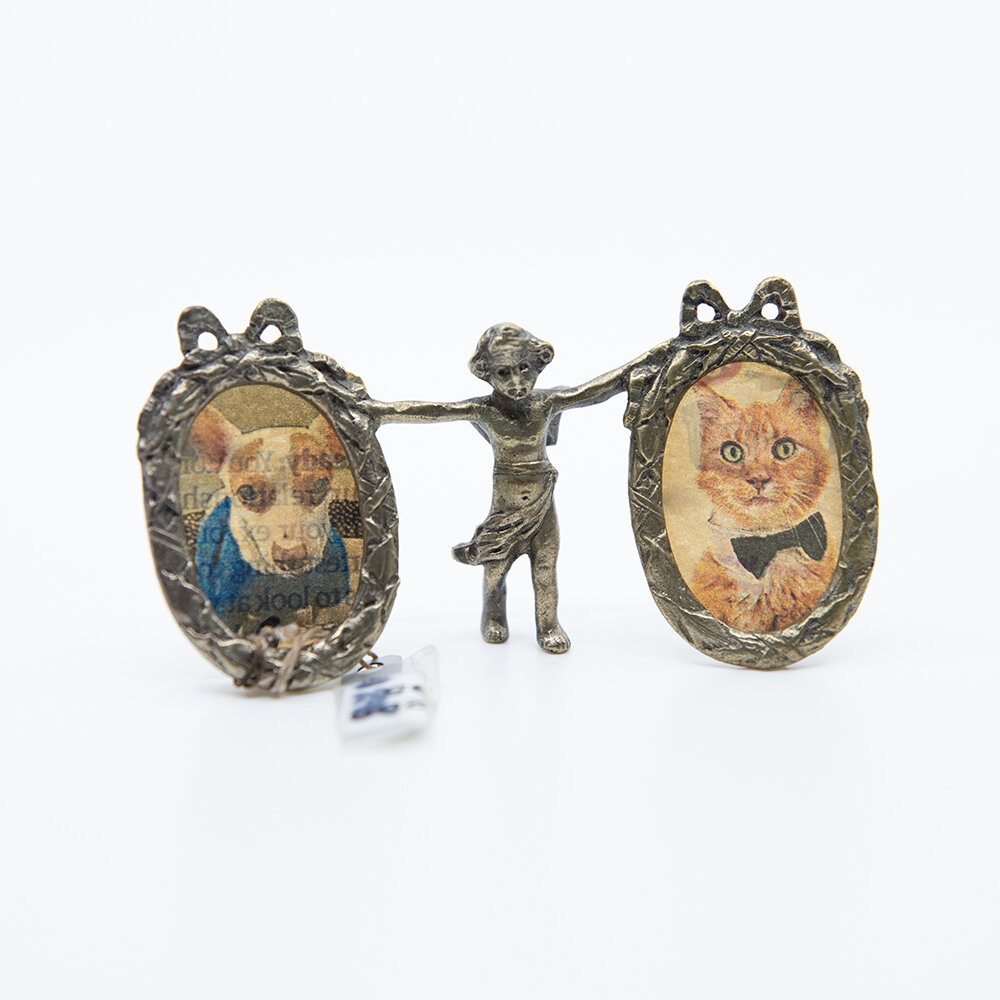 Small Silver Frames with Cherubs