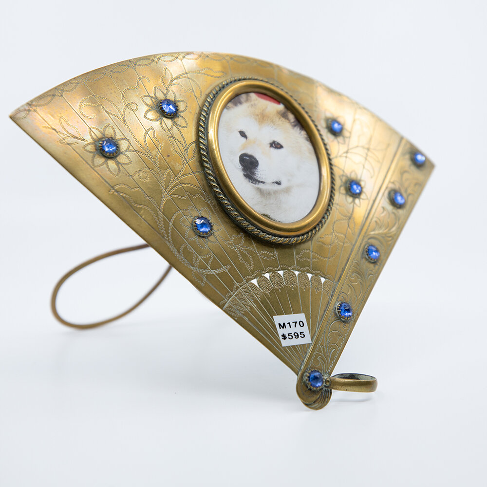 Brass Fan Picture Frame