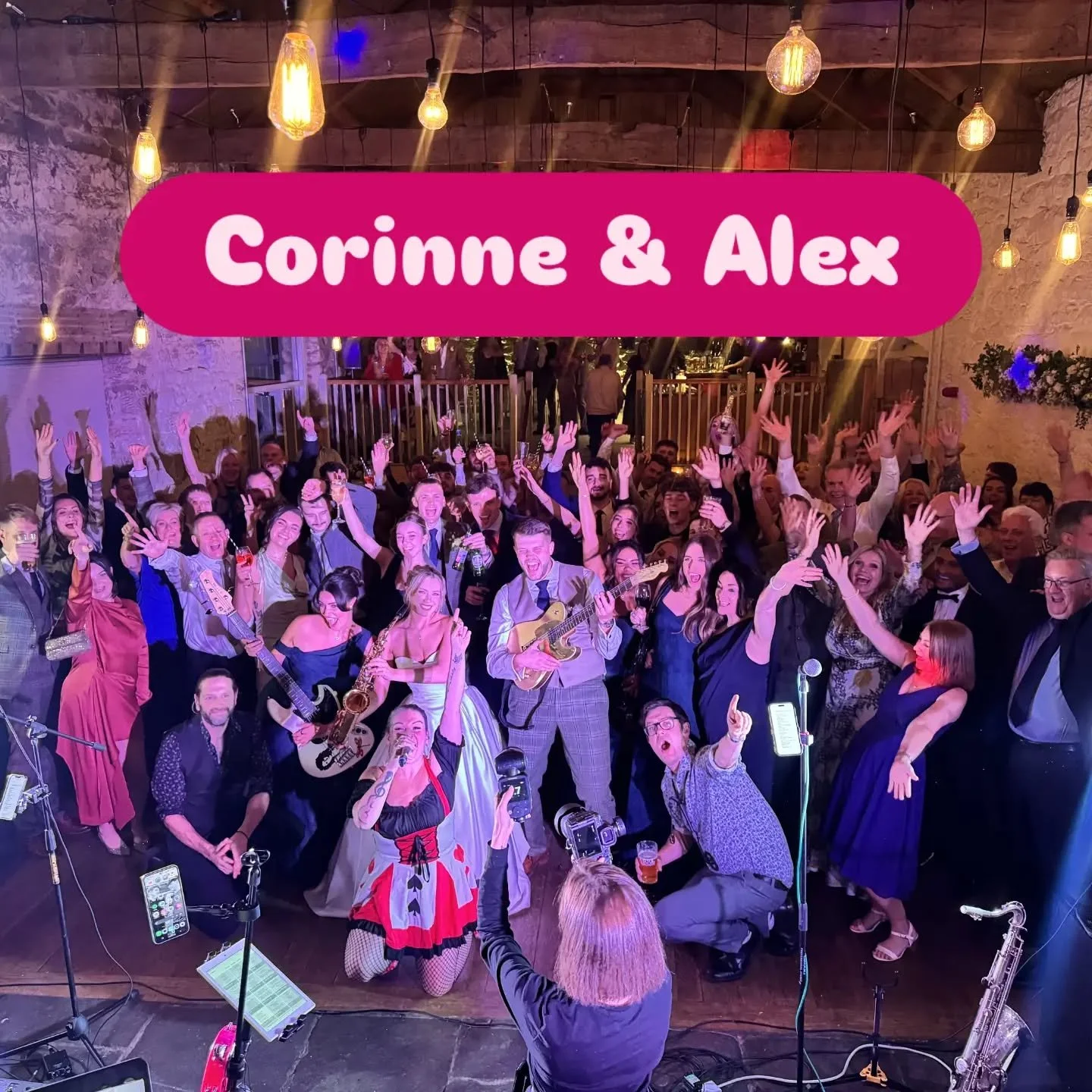 You guys were AMAZING! What a bride.. what a groom.. and your guests? Well, let's just say we're all gloriously knackered today and full of love and joy, thanks to all of you. ❤️ 
Now that was one packed dancefloor! 🕺 💃