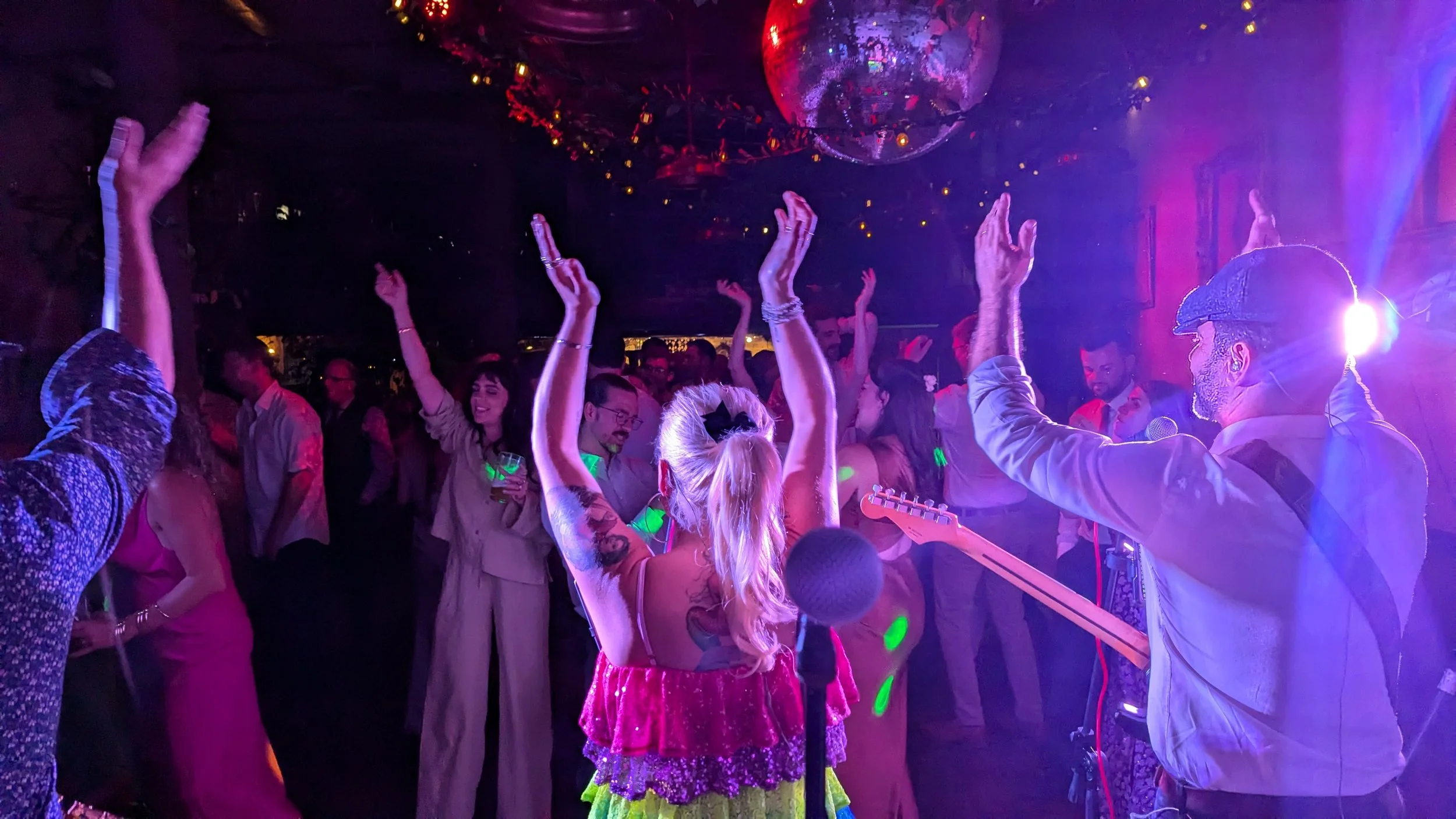 Yubaba performing at a wedding in North Wales