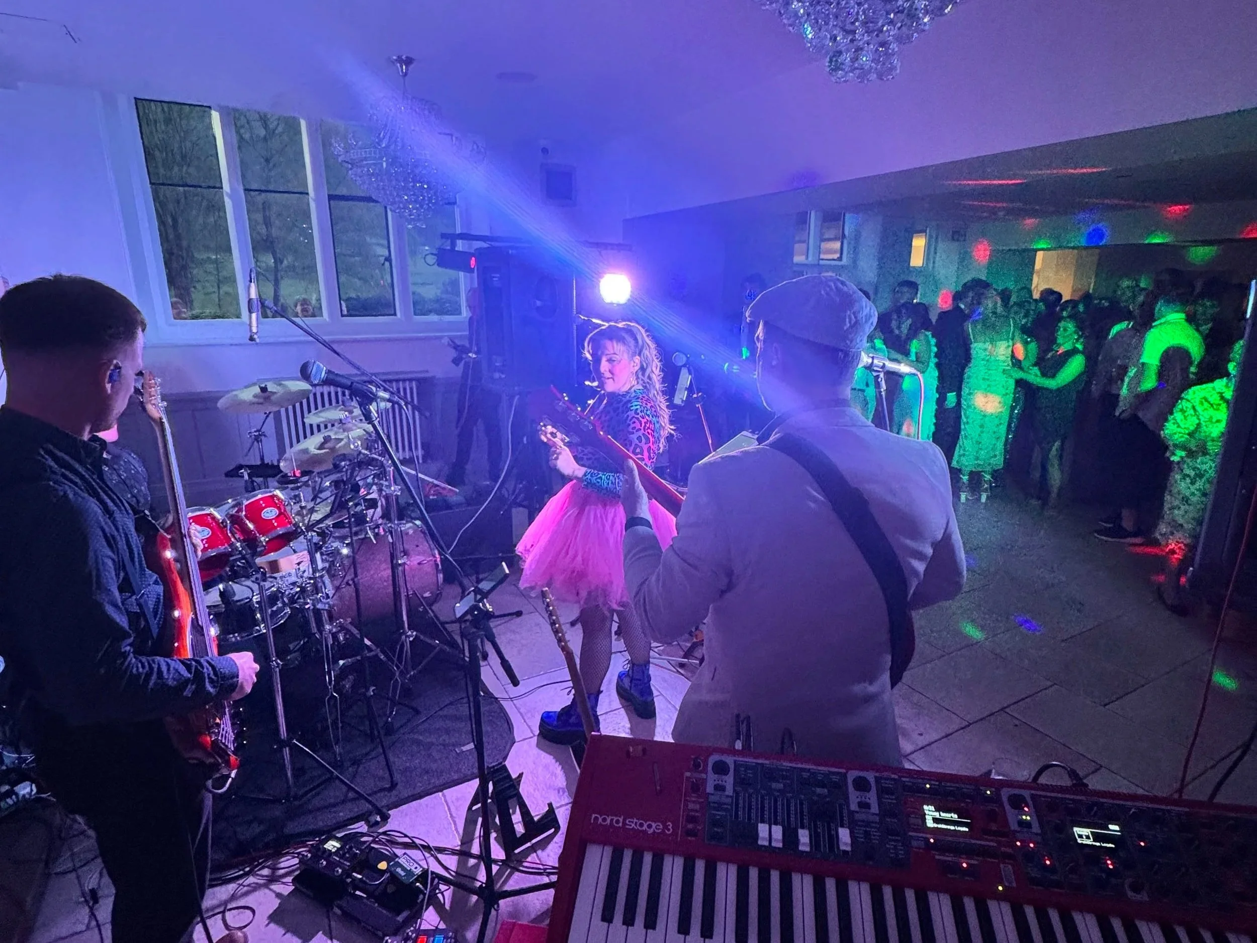 Yubaba performing at Tyn Dwr Hall in Llangollen