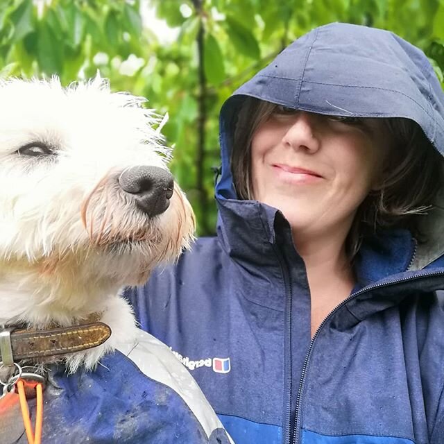 Matchy matchy!
#waterproof #rain #flowergrower #fieldwork #wet #westie #dog #florist