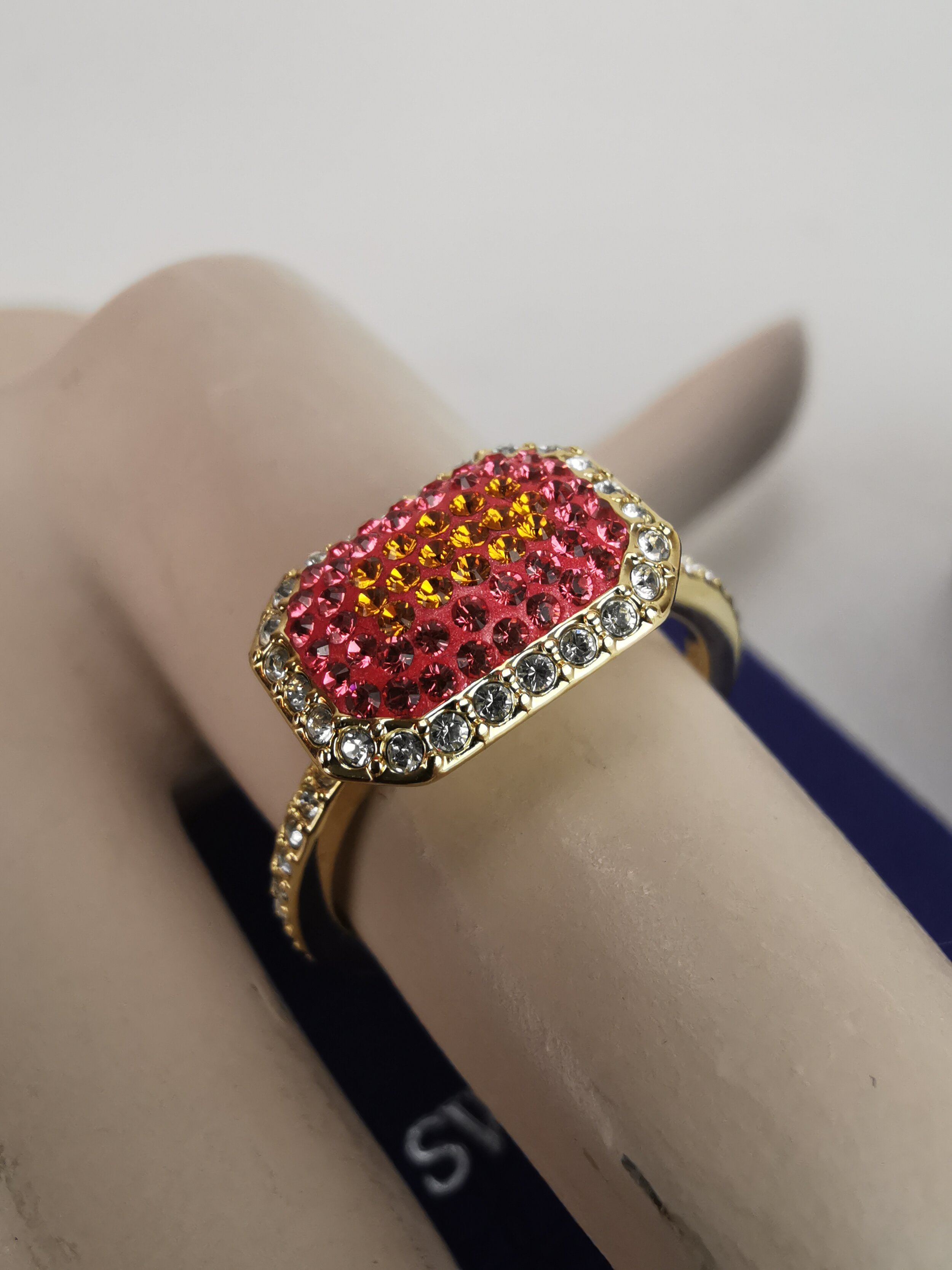 Crystal Ring  " No regrets" by Swarovski