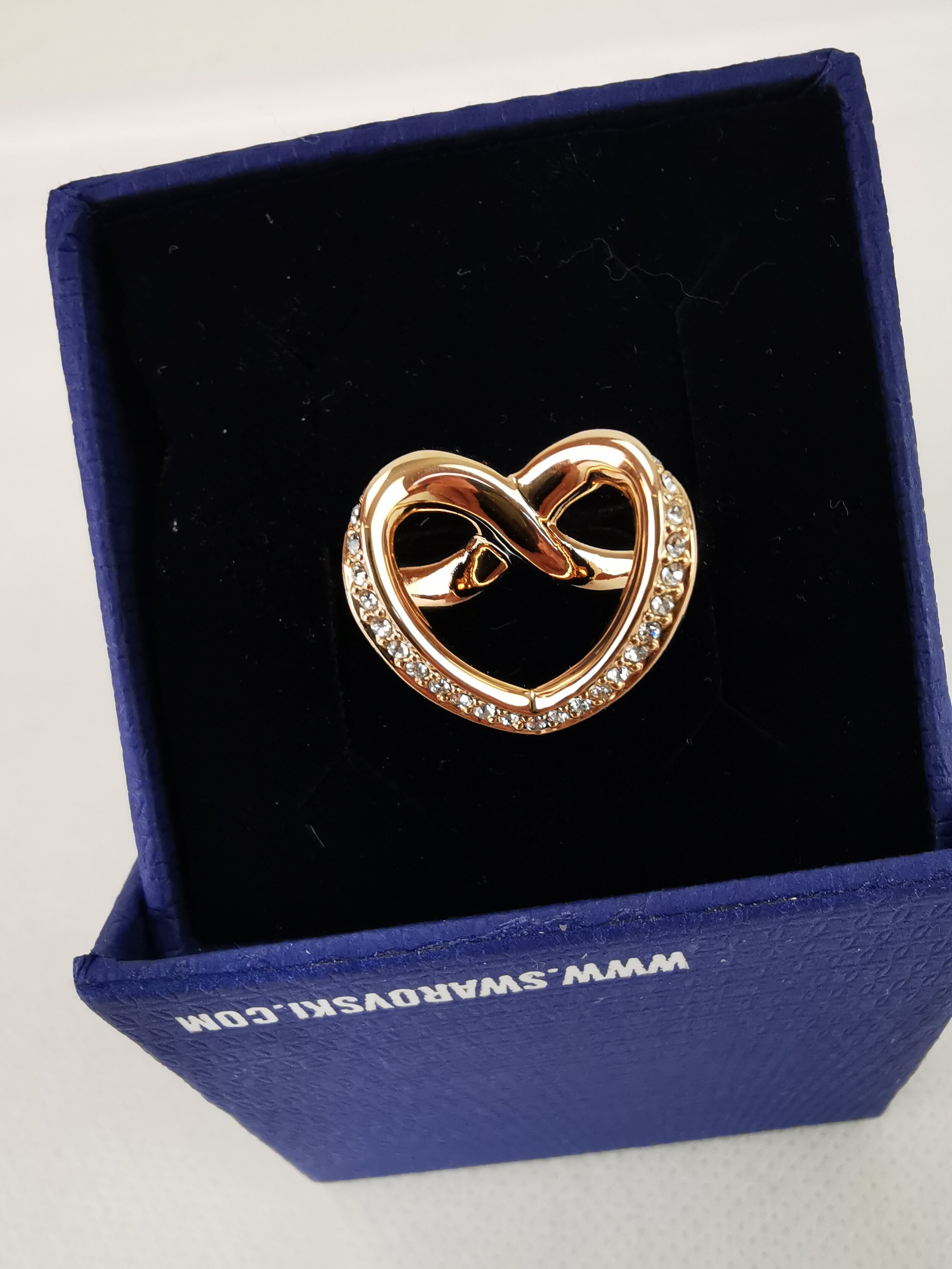 Ring in Herzform von Swarovski