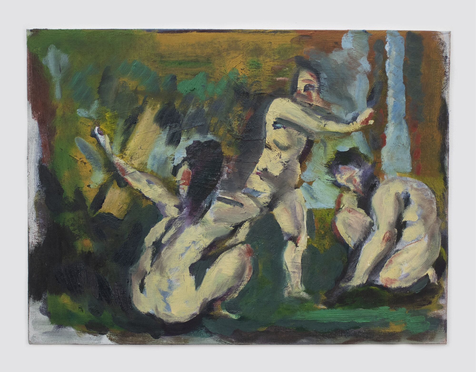 Trois Baigneuses (after Cézanne), 2020