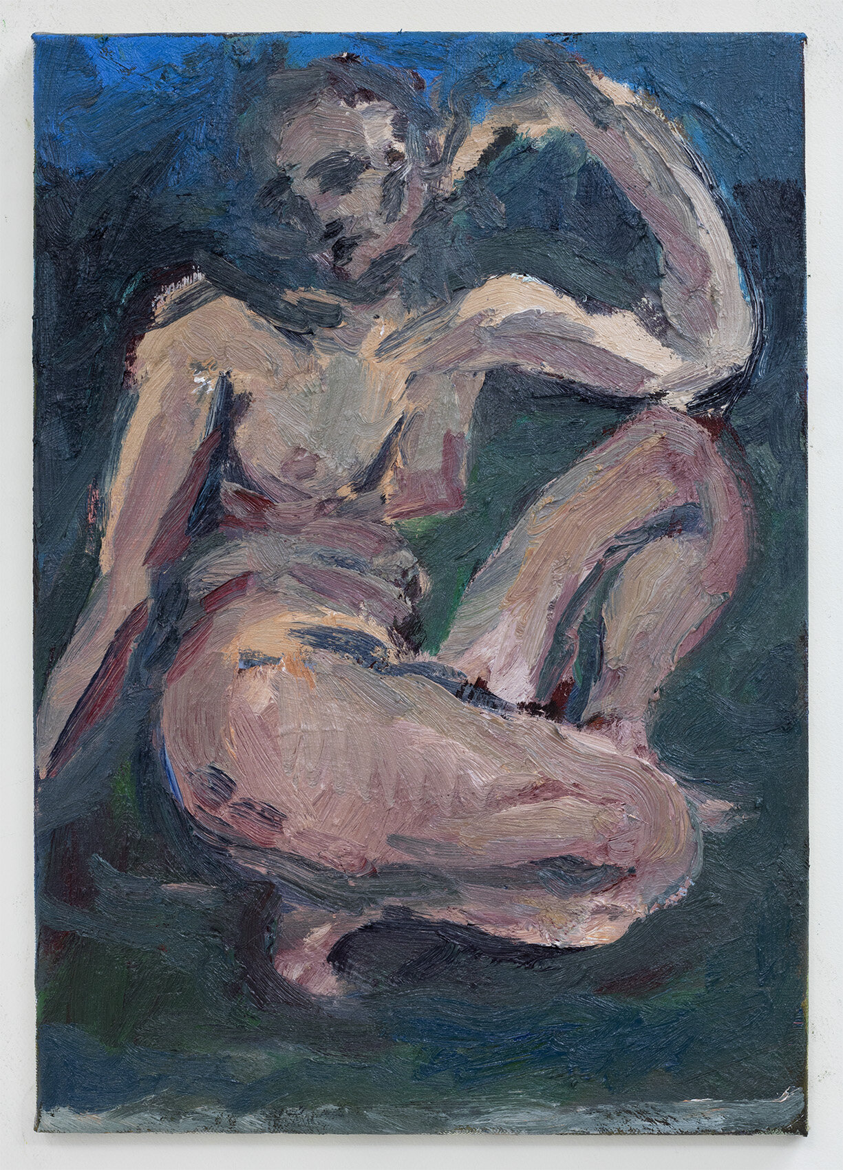 Untitled (Bather after Cézanne), 2020