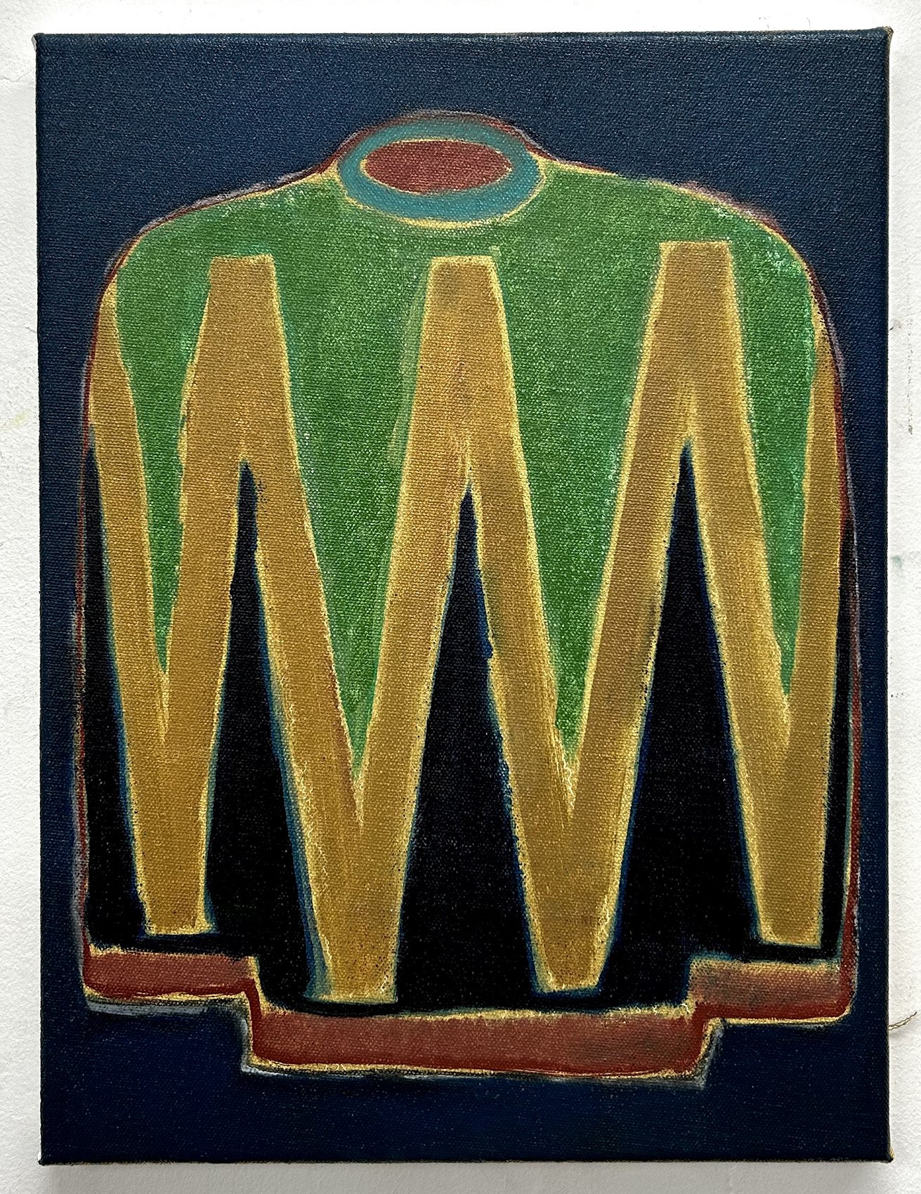 Design For A Sweater (Yellow Zigzag), 2023