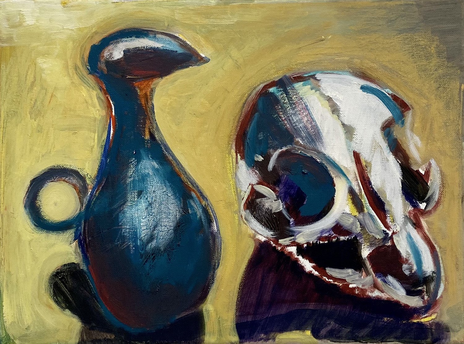 Jug and Cat Skull, 2020-22